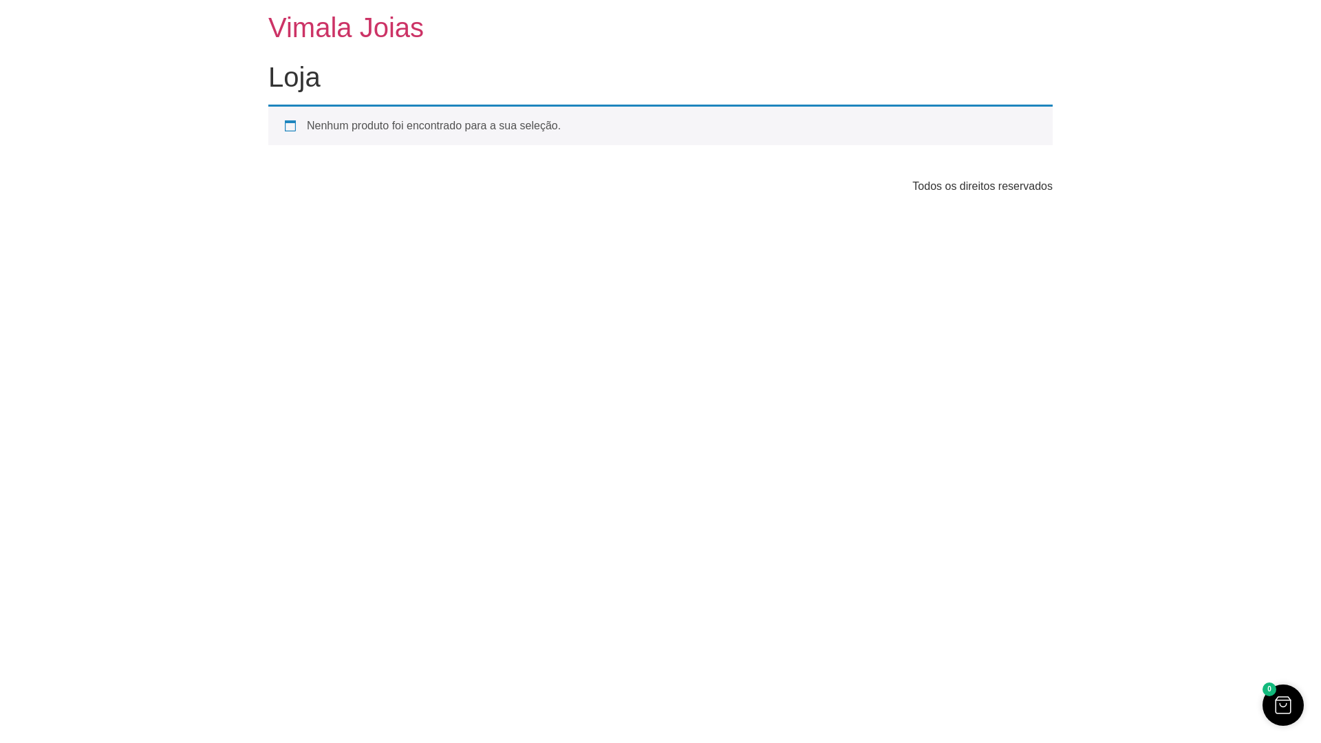 website screenshot of https://vimalajoias.com.br/
