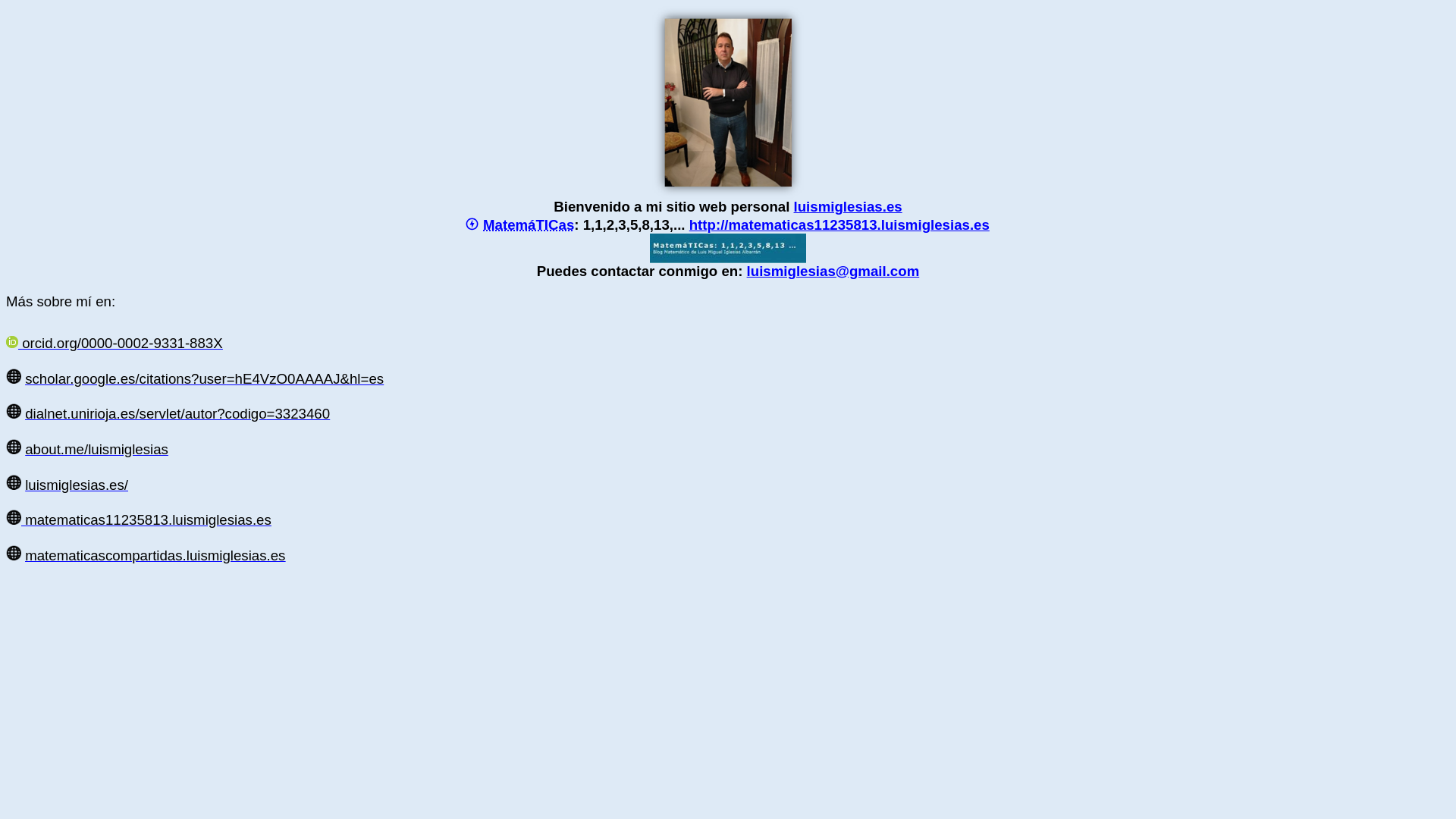 website screenshot of https://luismiglesias.es