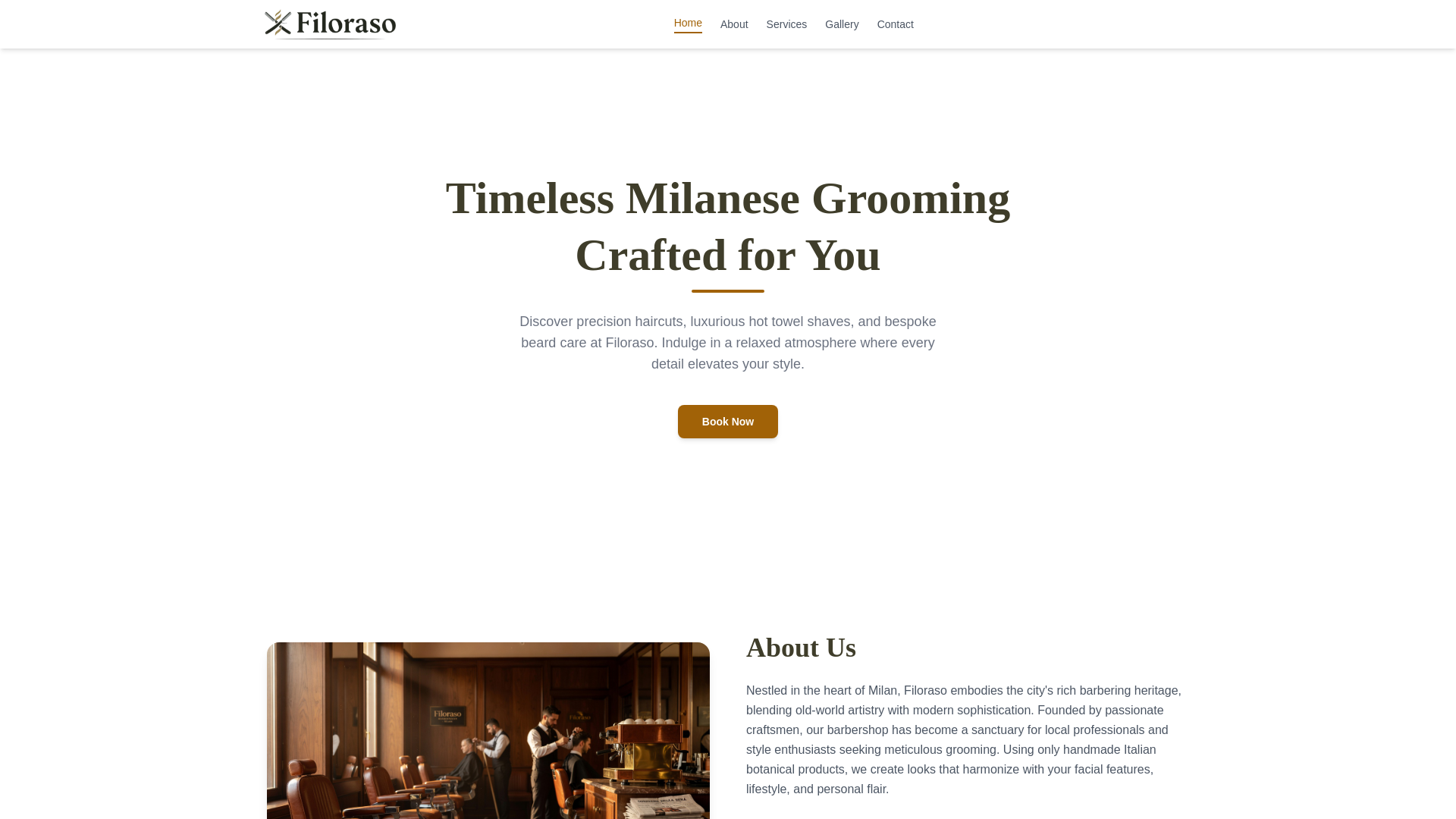 website screenshot of https://filoraso.site/