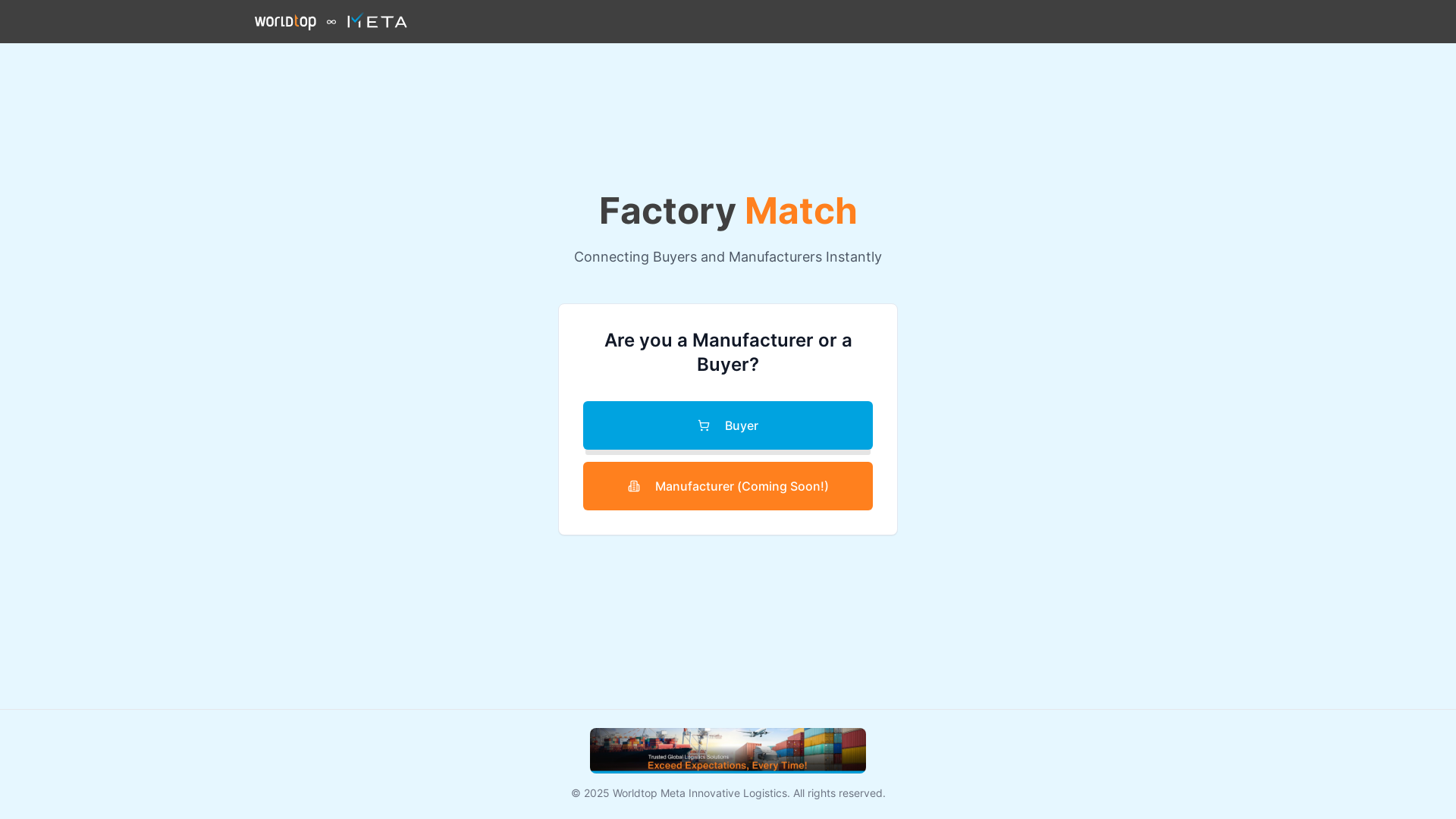 website screenshot of https://factorymatch.pages.dev/