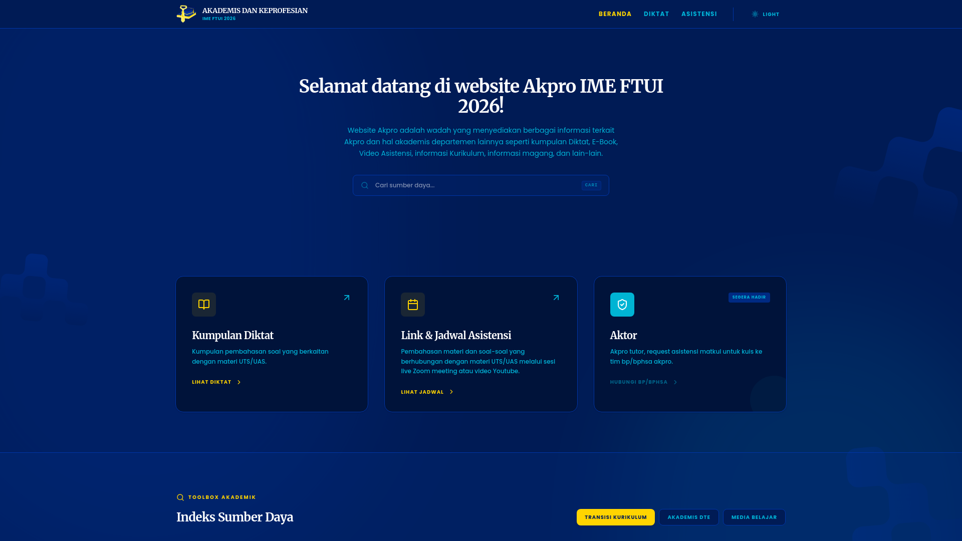 website screenshot of https://akpro2026.pages.dev/