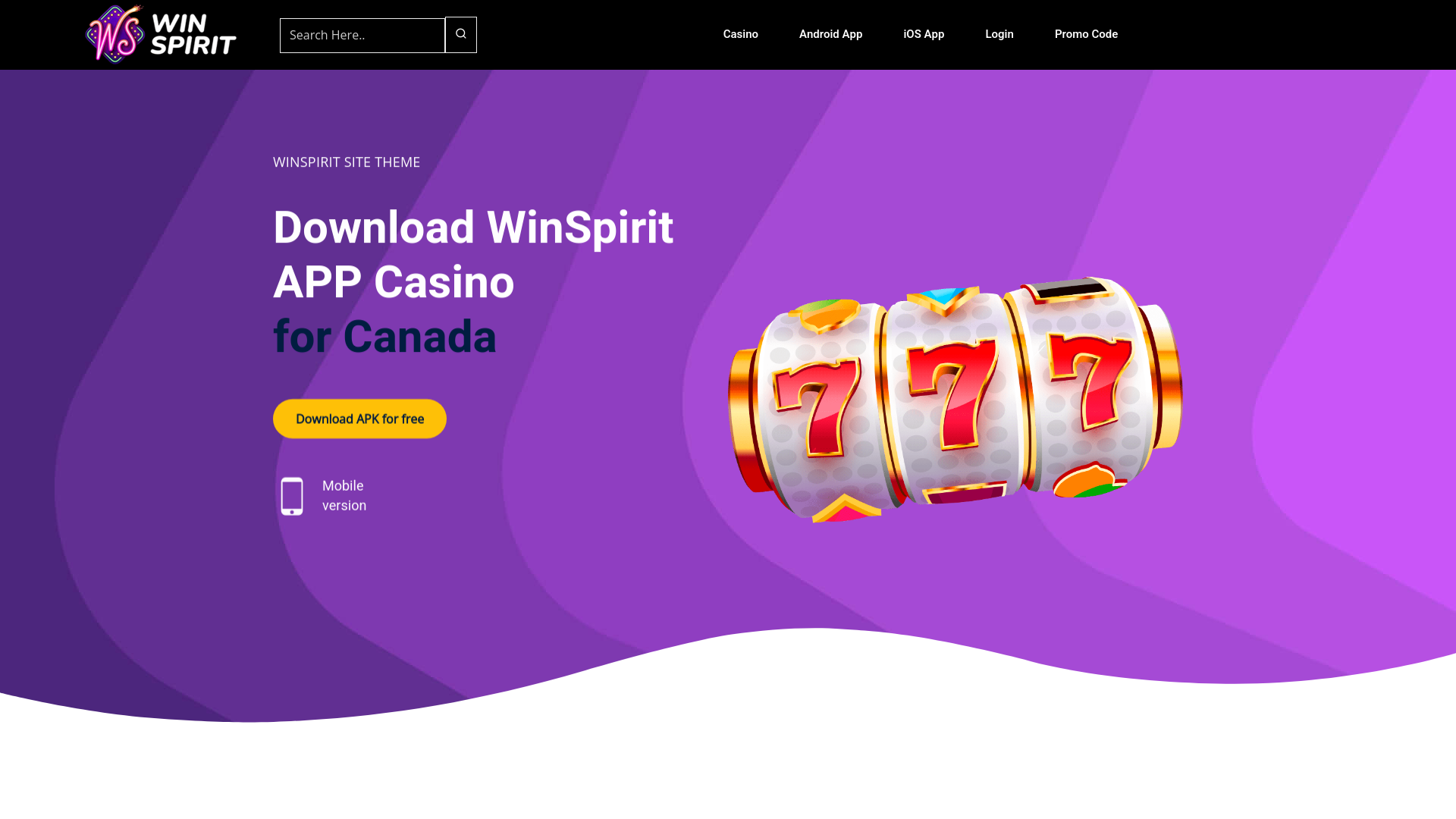website screenshot of https://just-casino-login.ca/