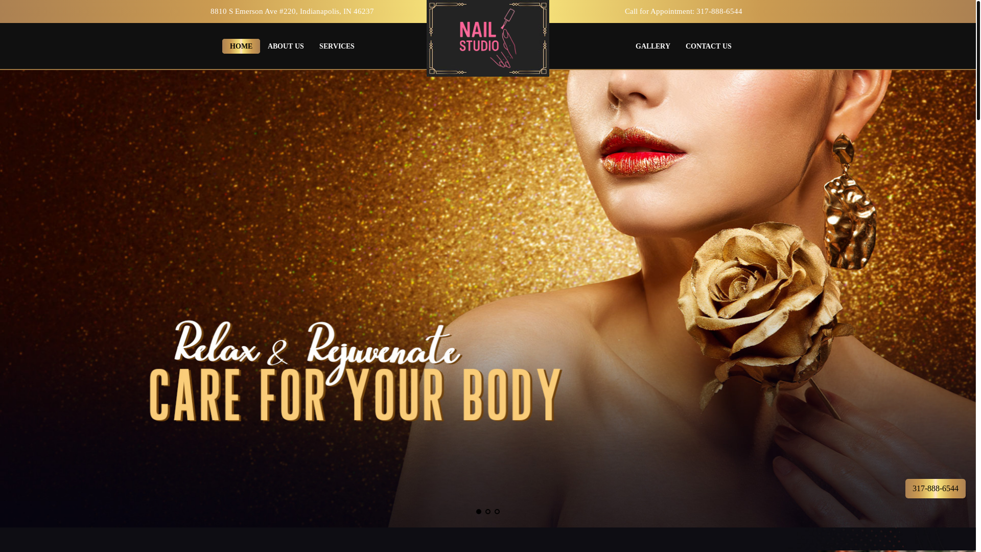 website screenshot of https://nailstudioindianapolis.com/