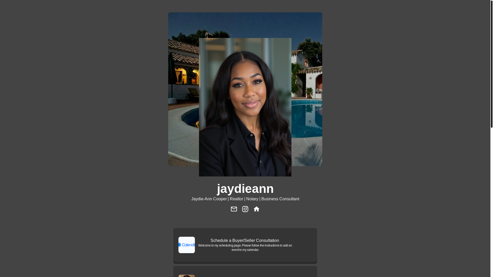 website screenshot of https://closingwithjaydie.com/