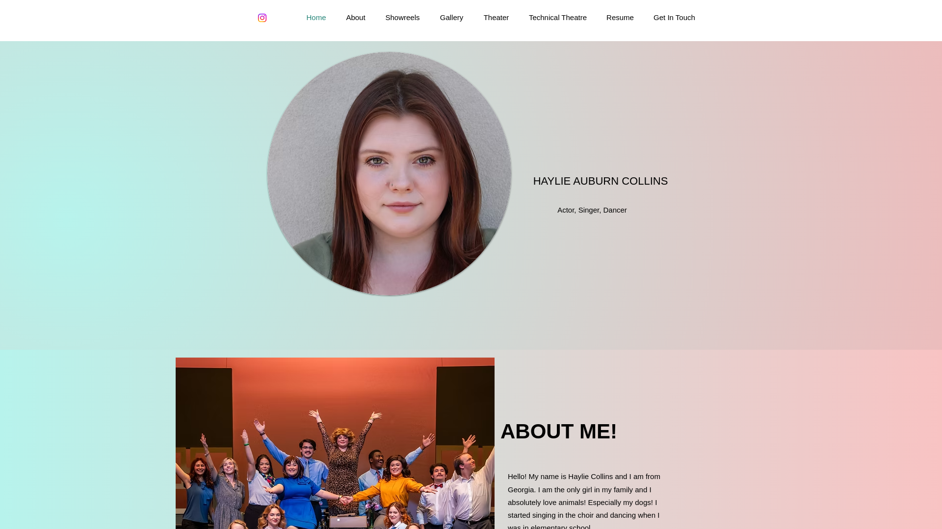 website screenshot of https://haylieauburn.com/