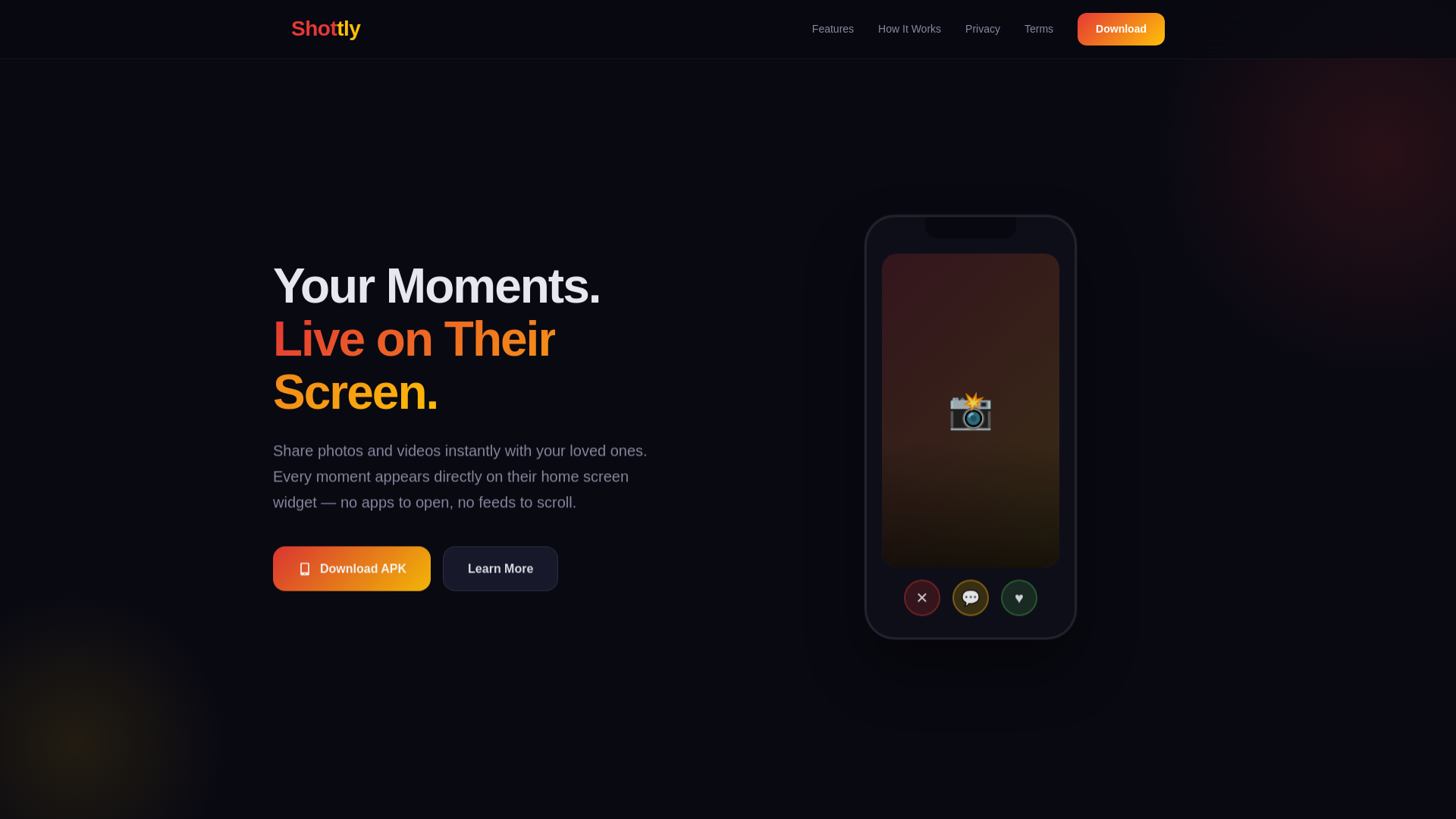 website screenshot of https://shottly-website.pages.dev/