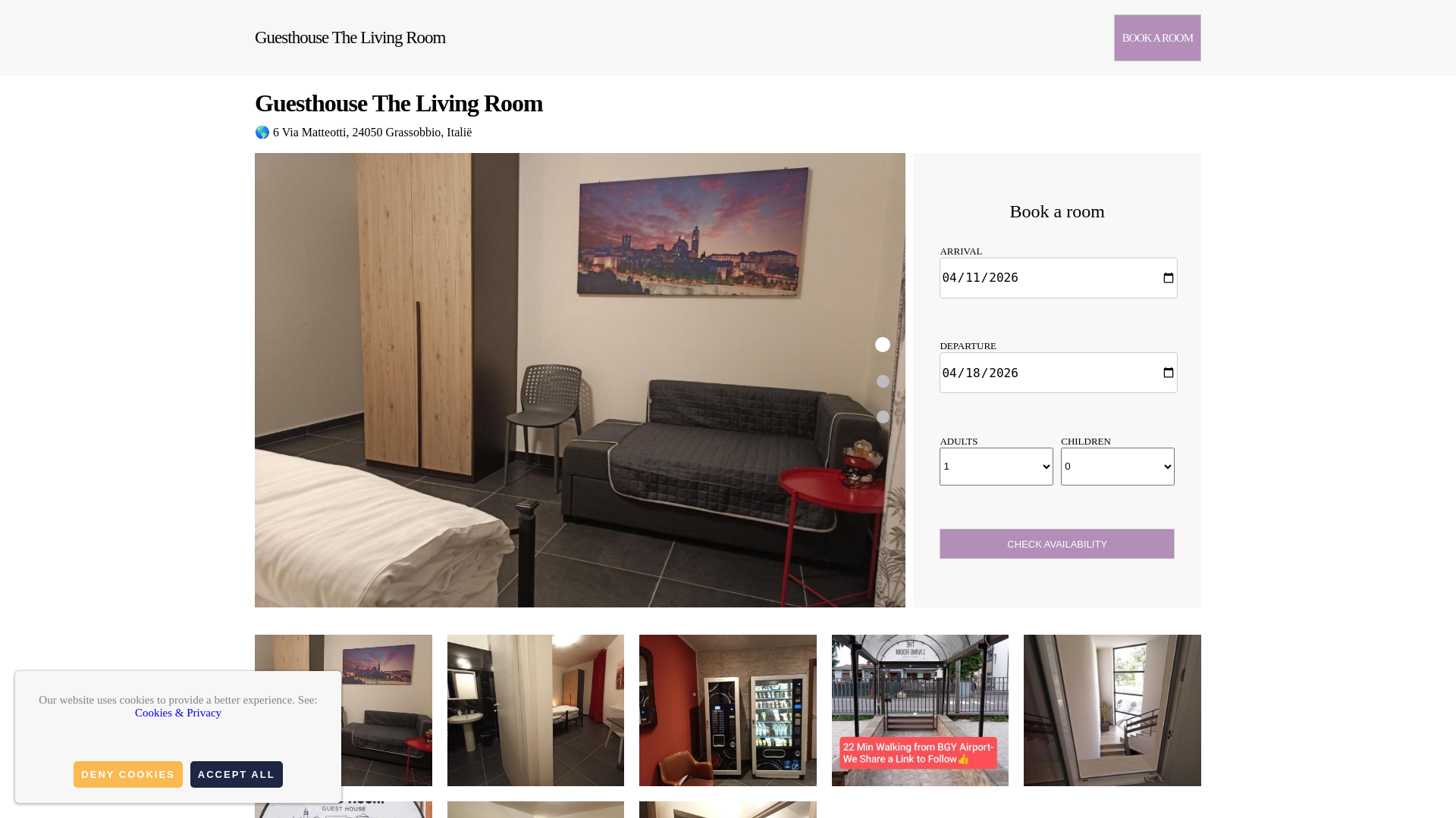 website screenshot of https://guesthouse-the-living-room.org.es
