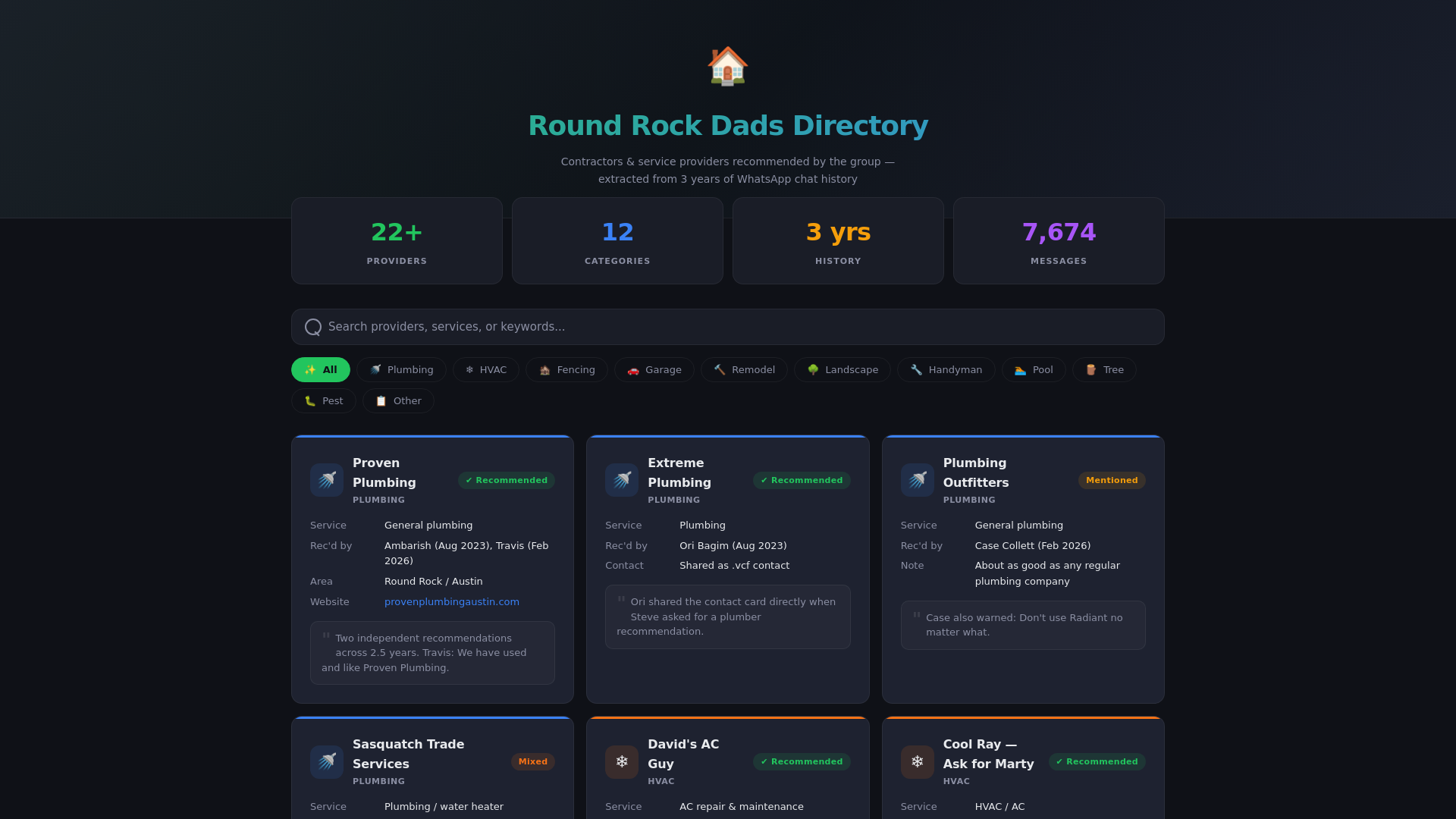 website screenshot of https://round-rock-dads.pages.dev/