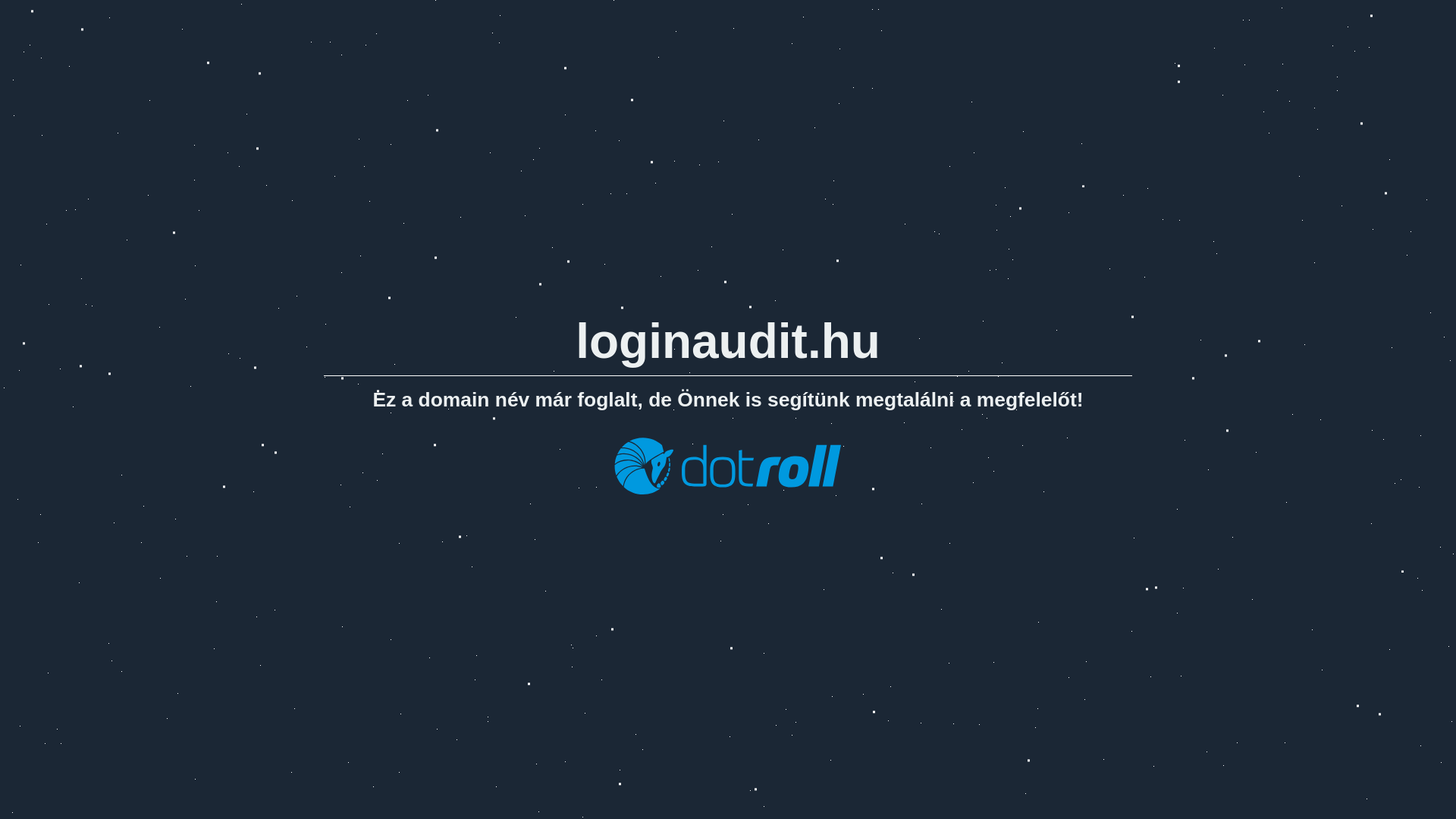 website screenshot of https://loginaudit.hu/