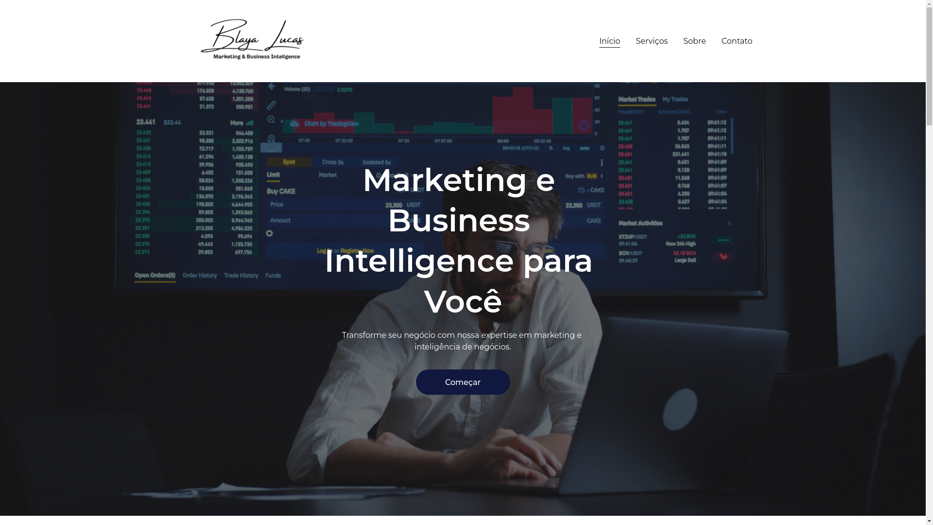 website screenshot of https://blayamarketing.com.br/