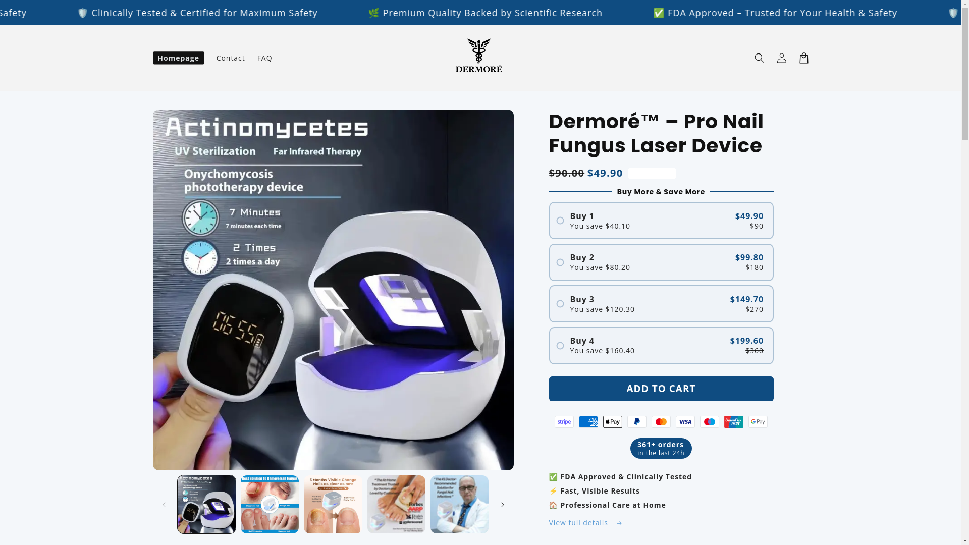 website screenshot of https://xn--dermor-gva.com/