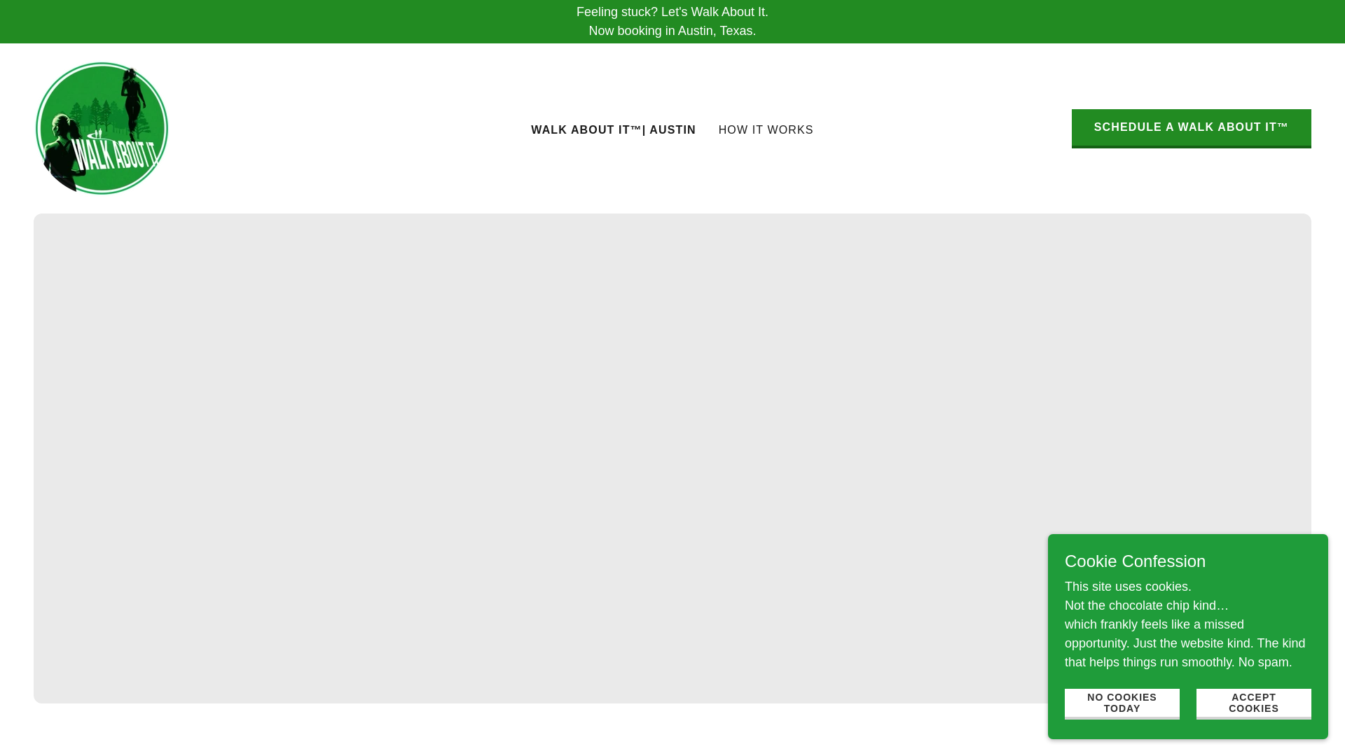 website screenshot of https://walkaboutitco.com/