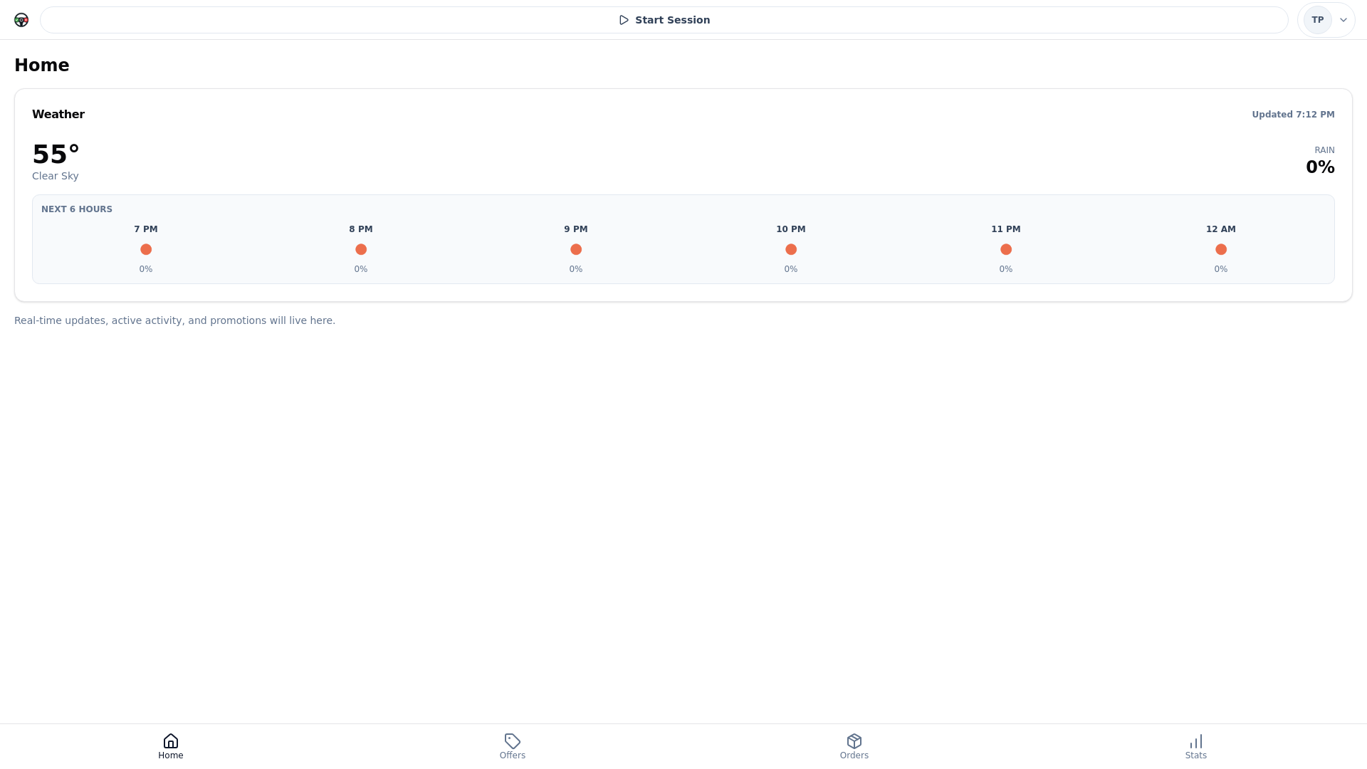 website screenshot of https://gig-driver-pwa.pages.dev/