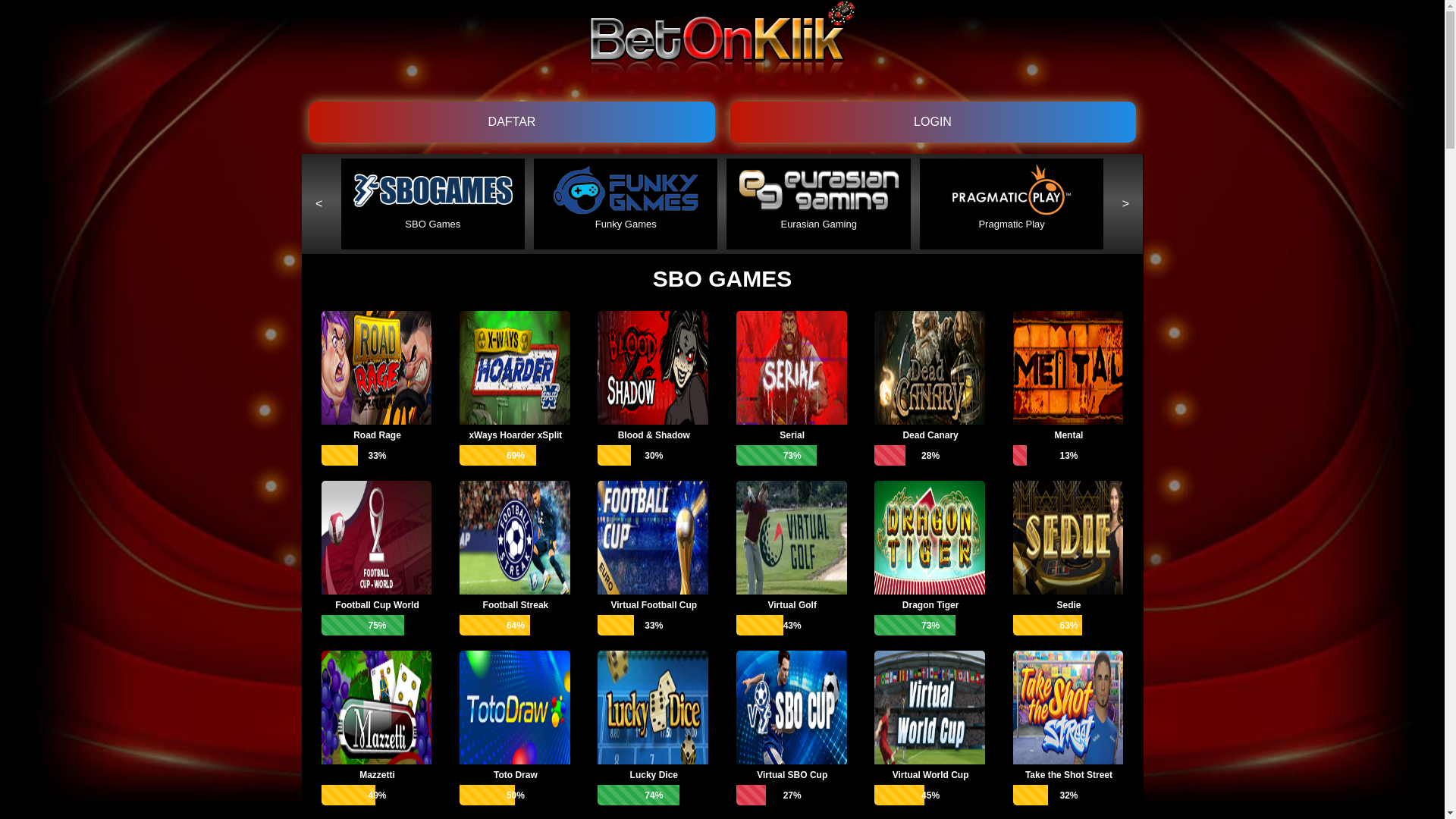 website screenshot of https://rtpbetonkliklucky.buzz/