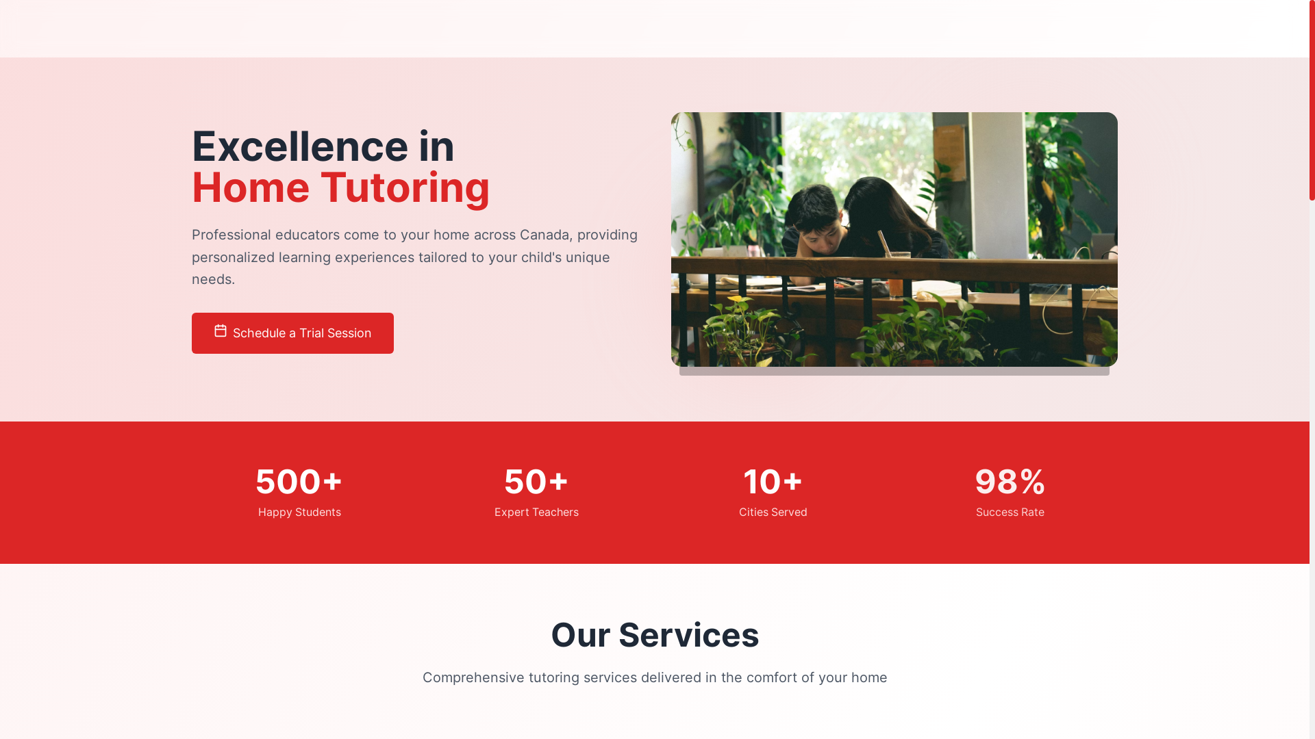 website screenshot of https://mapleleaf-consulting.ca/