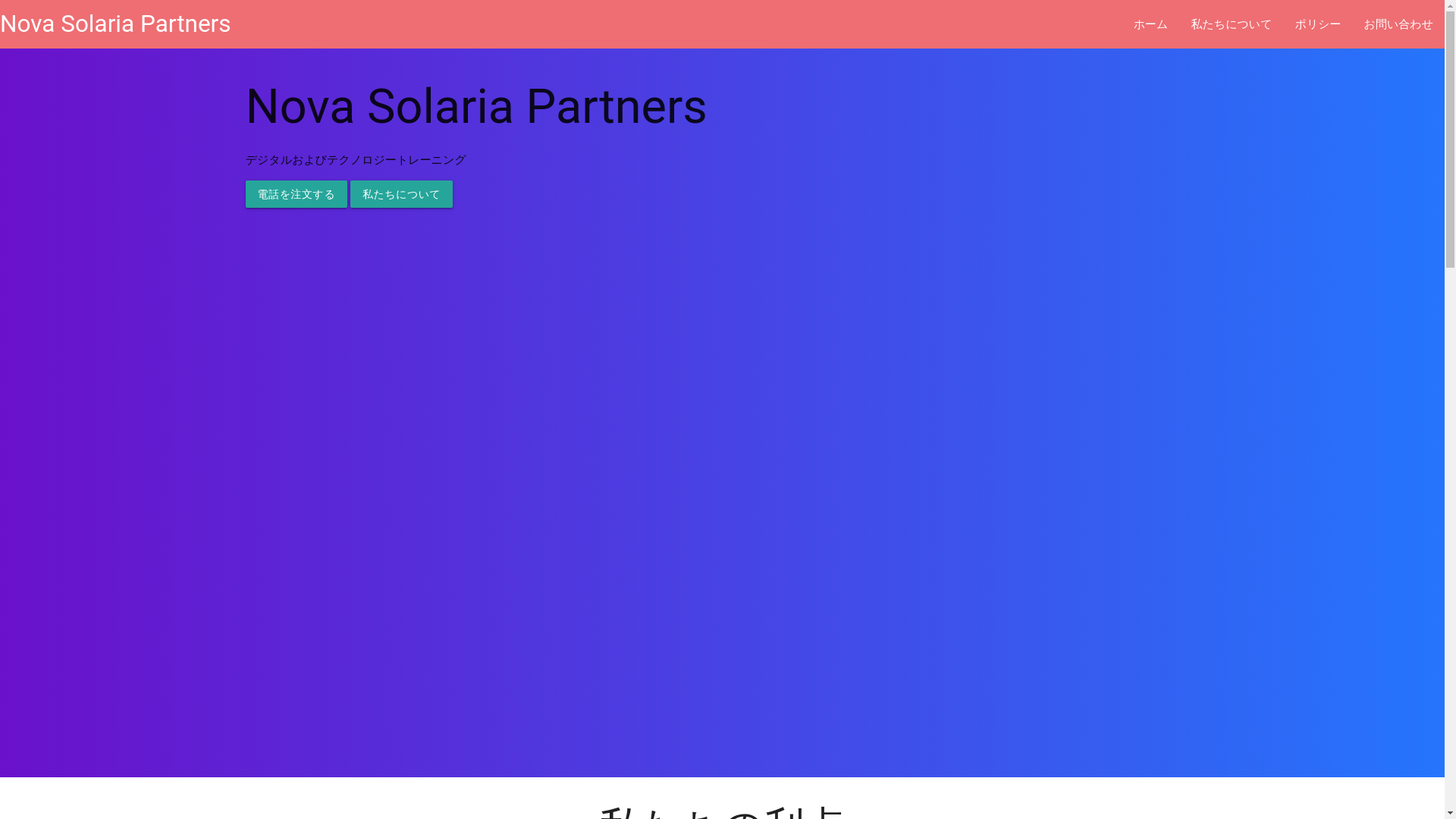 website screenshot of https://novasolariapartners.com/