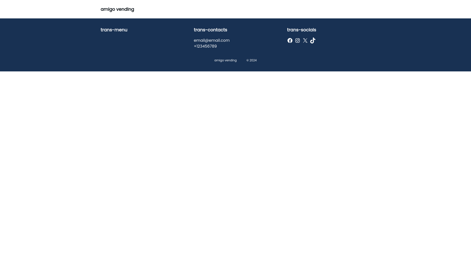 website screenshot of https://amigovending.com/