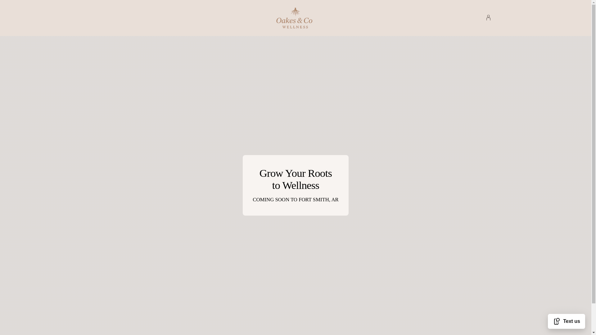 website screenshot of https://oakesandcowellness.com/