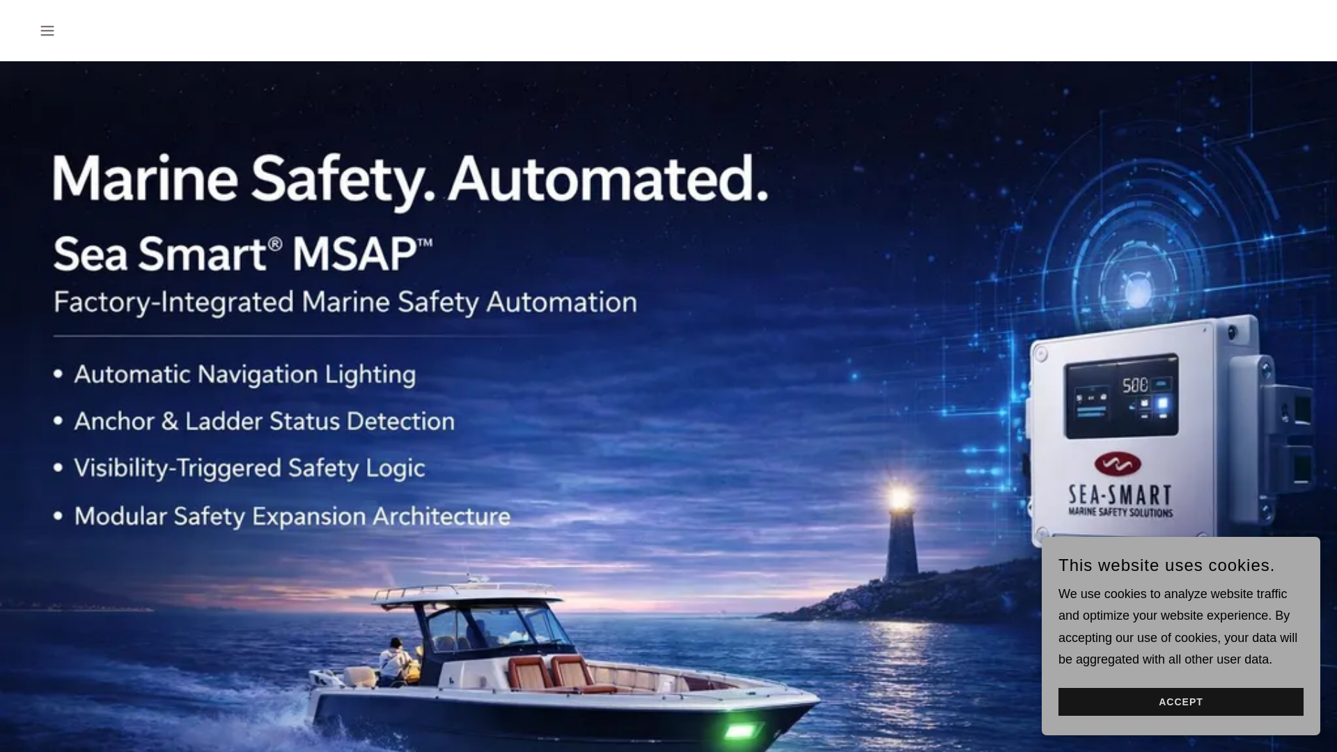 website screenshot of https://msapboatsafety.com