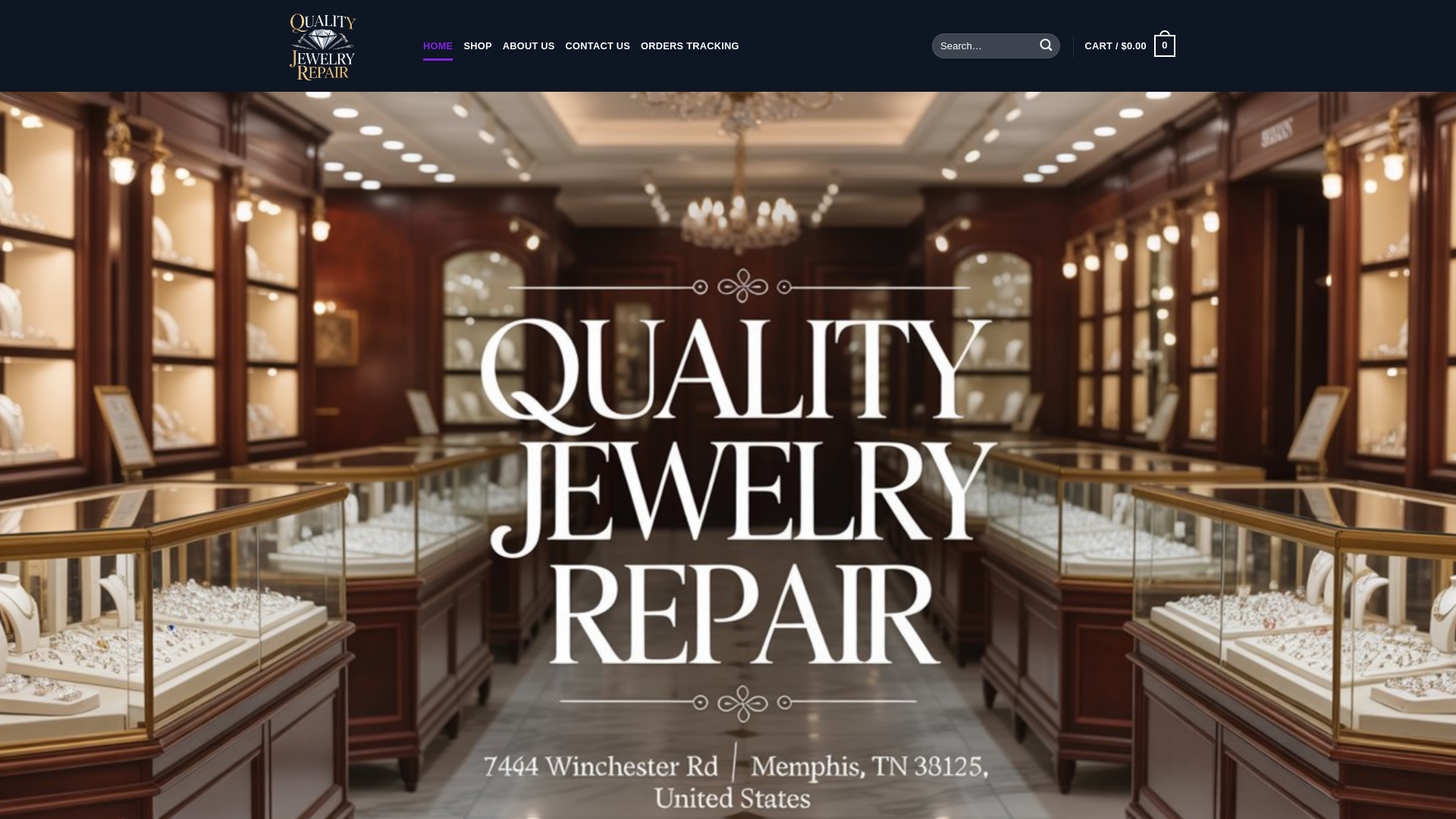 website screenshot of https://pecksfinejewelryandrepair.com/