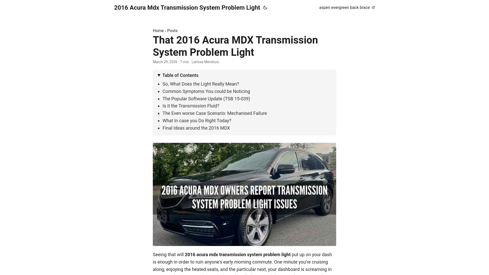 website screenshot of https://2016-acura-mdx-transmission-system-problem-light.pages.dev/