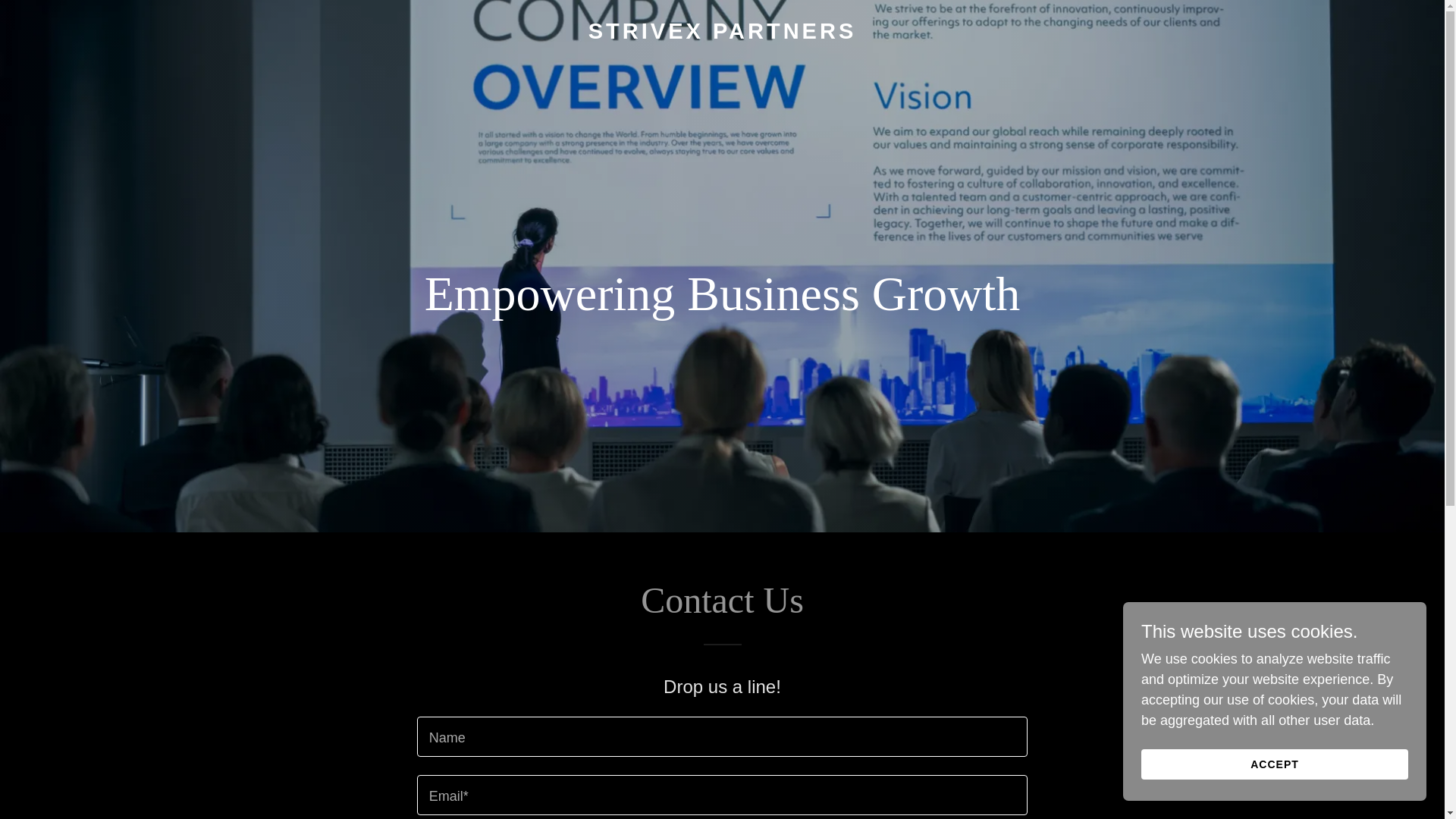 website screenshot of https://strivex.com.au/