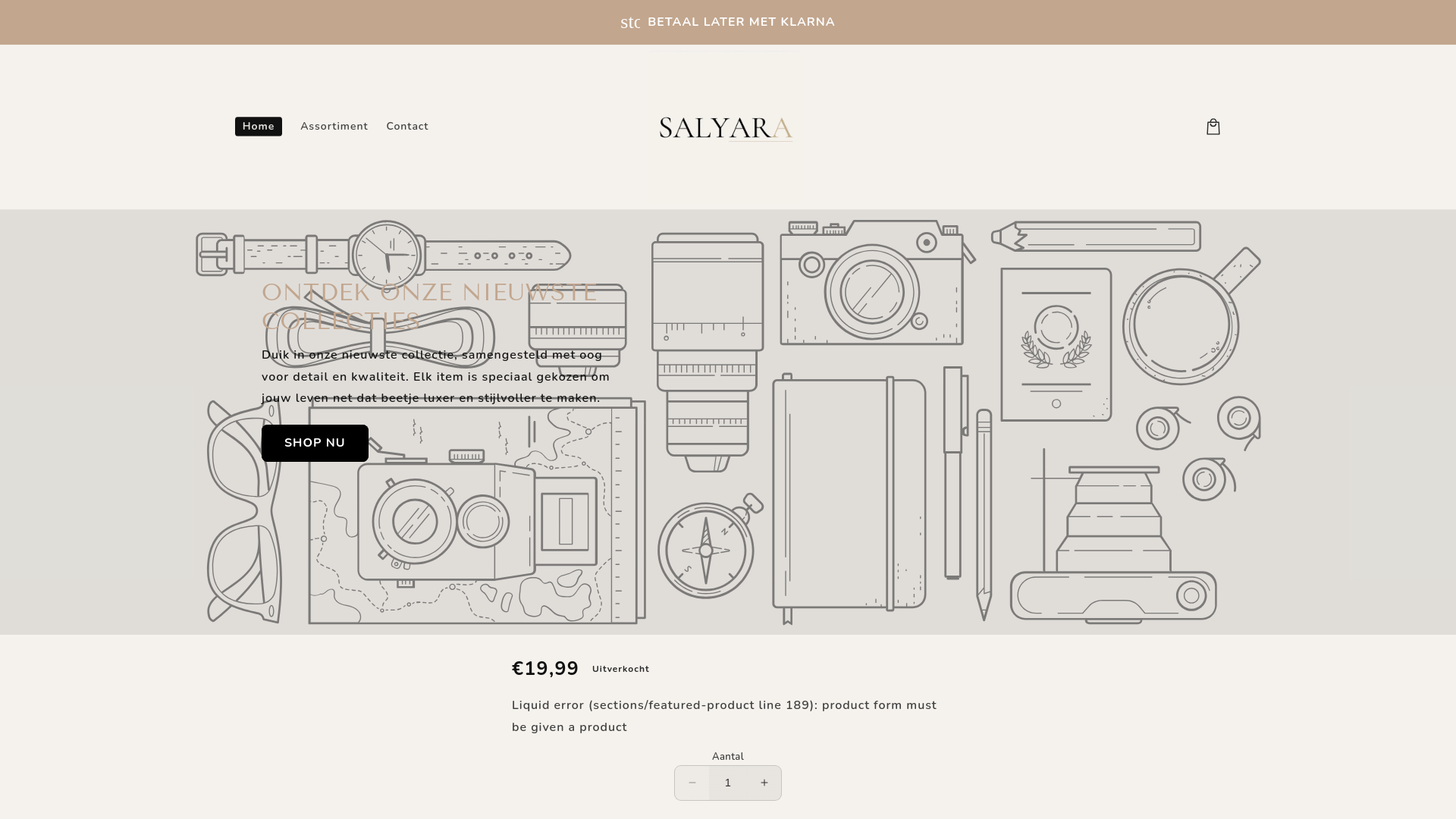 website screenshot of https://flinkoo.be/