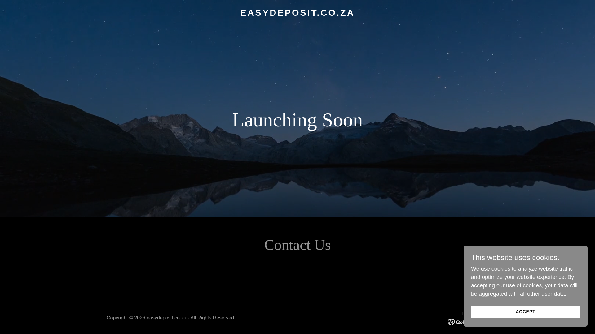 website screenshot of https://easydeposit.co.za/
