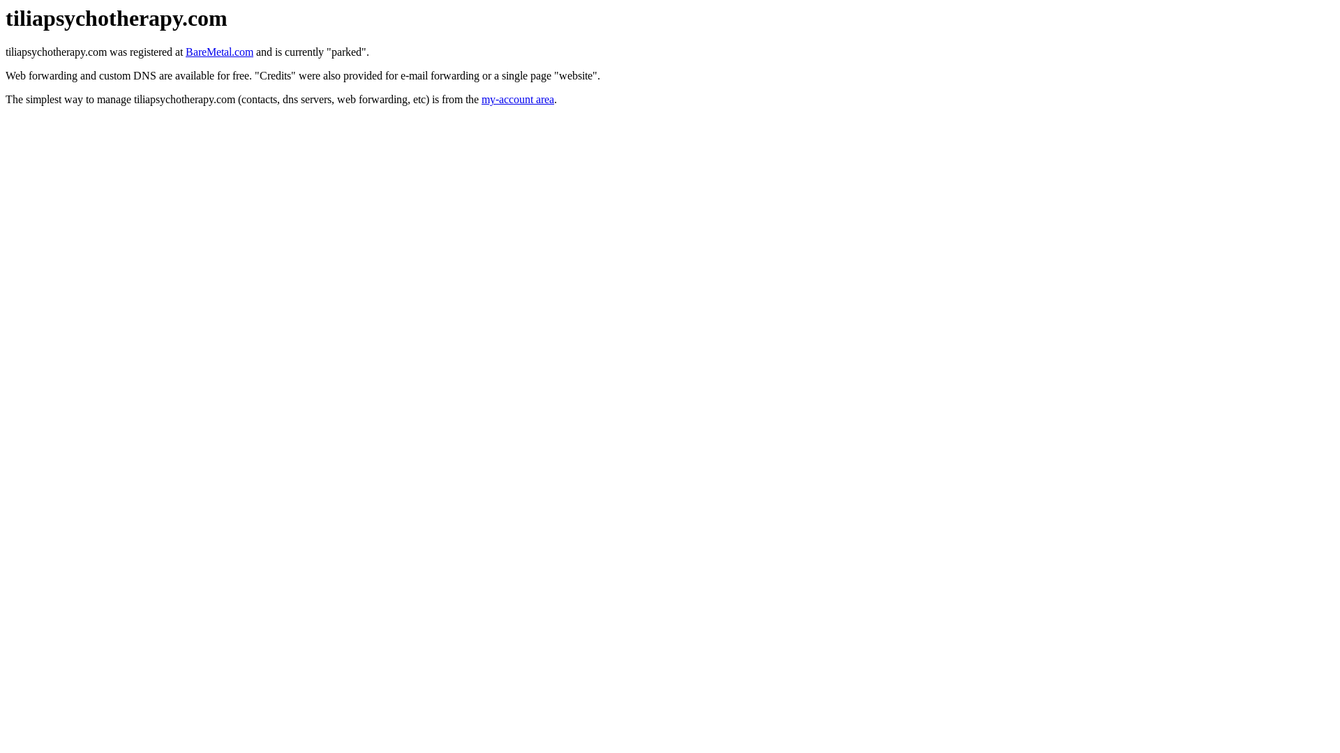 website screenshot of https://tiliapsychotherapy.com/