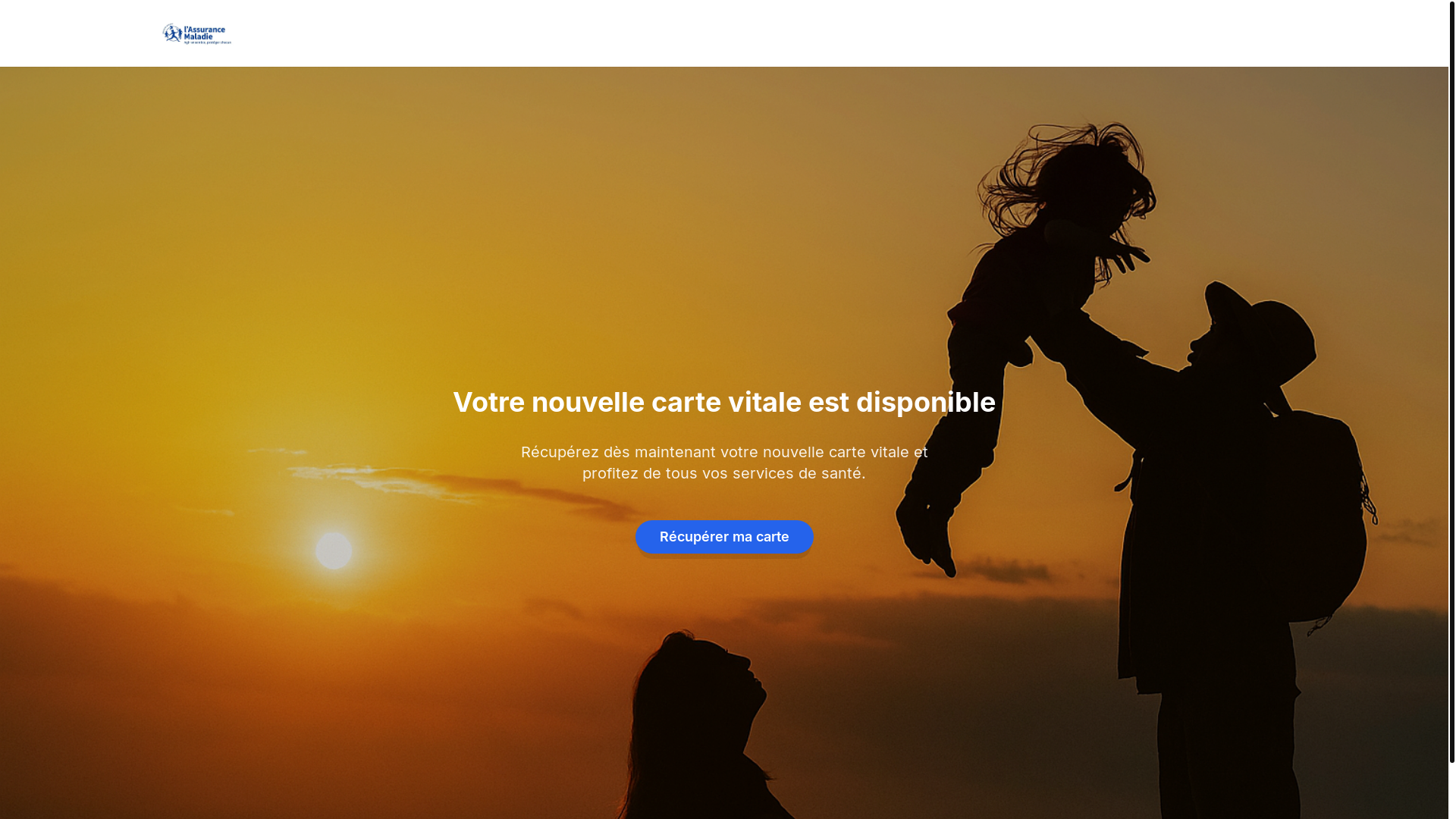 website screenshot of https://ameli-securite.online/