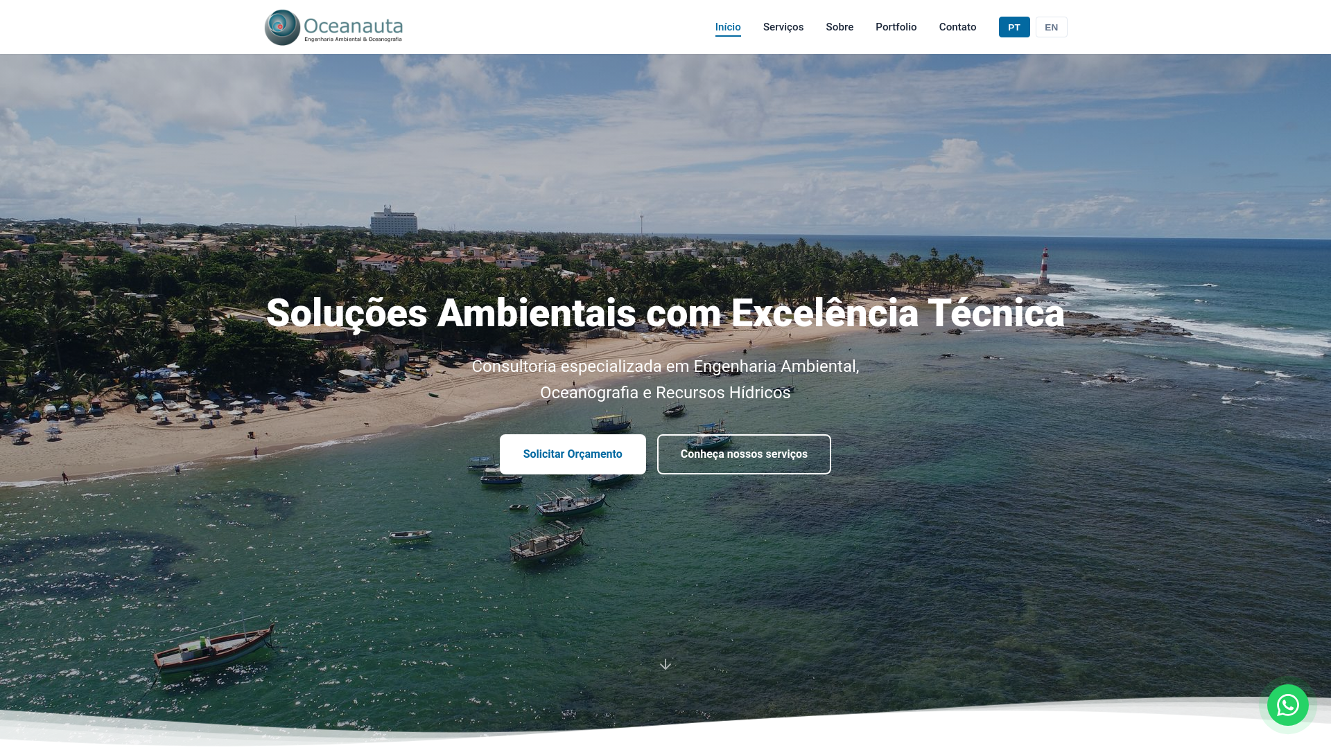 website screenshot of https://oceanauta.pages.dev/