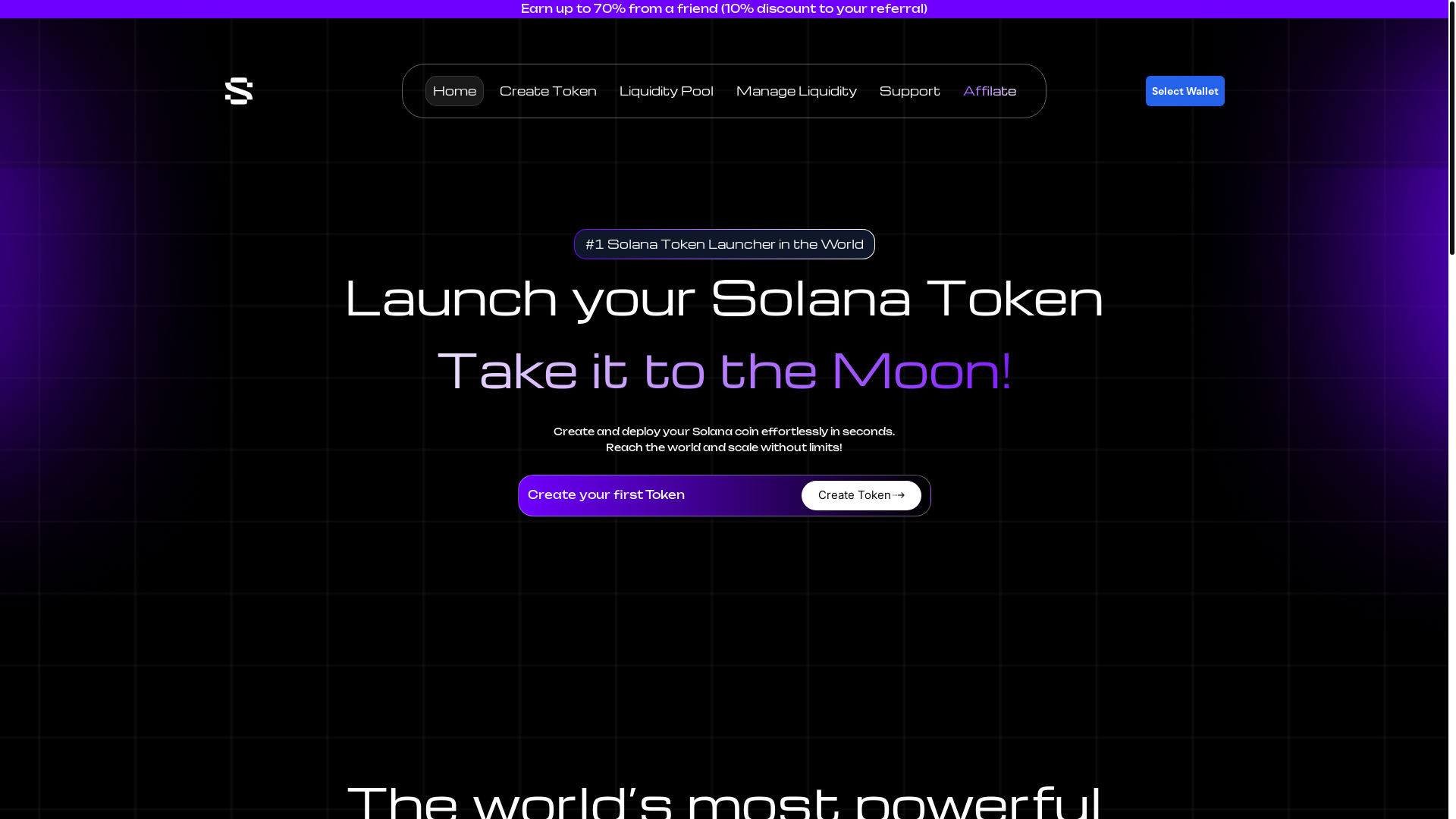 website screenshot of https://solmeme.tools/