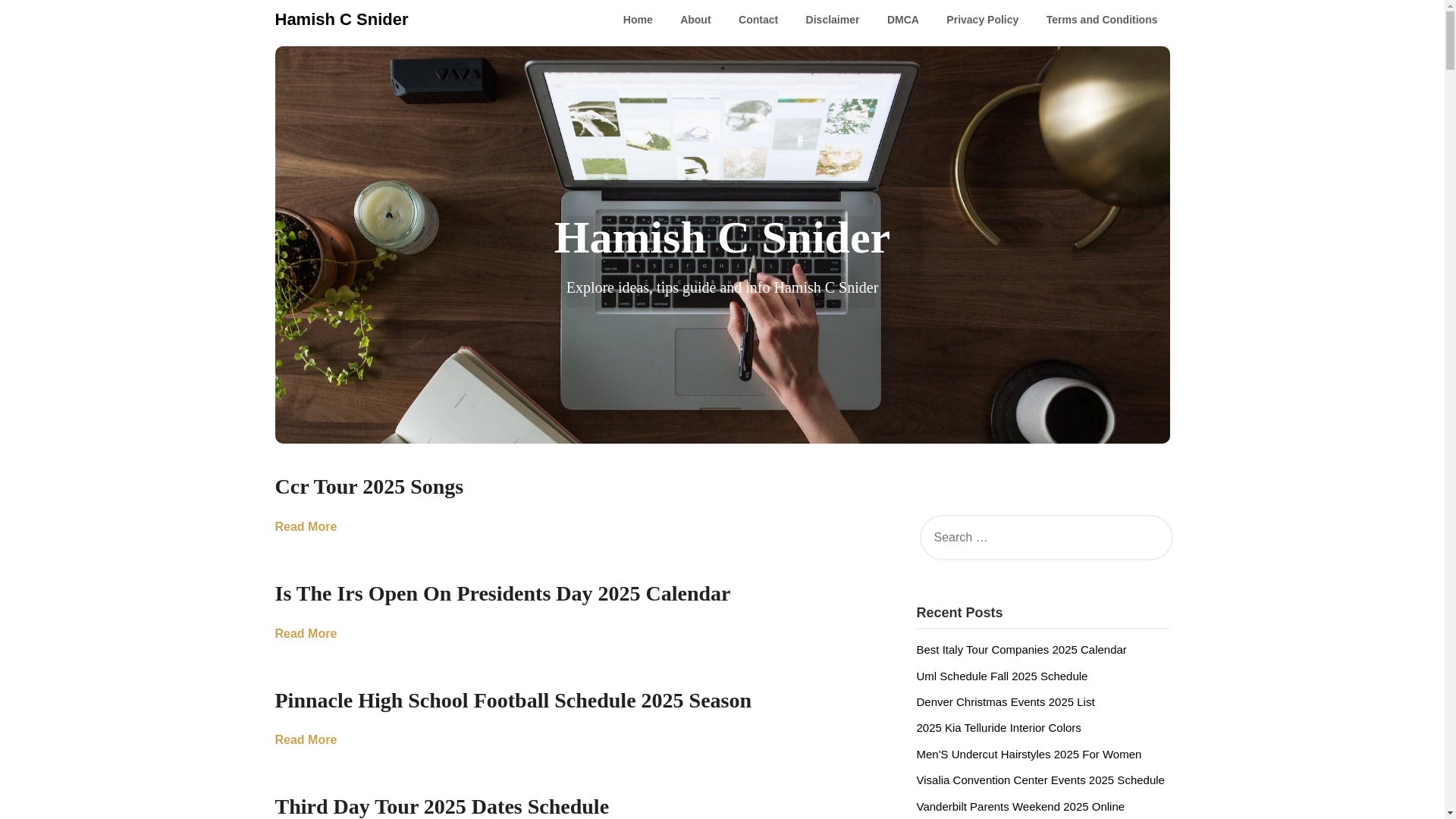 website screenshot of https://hamishcsnider.pages.dev/