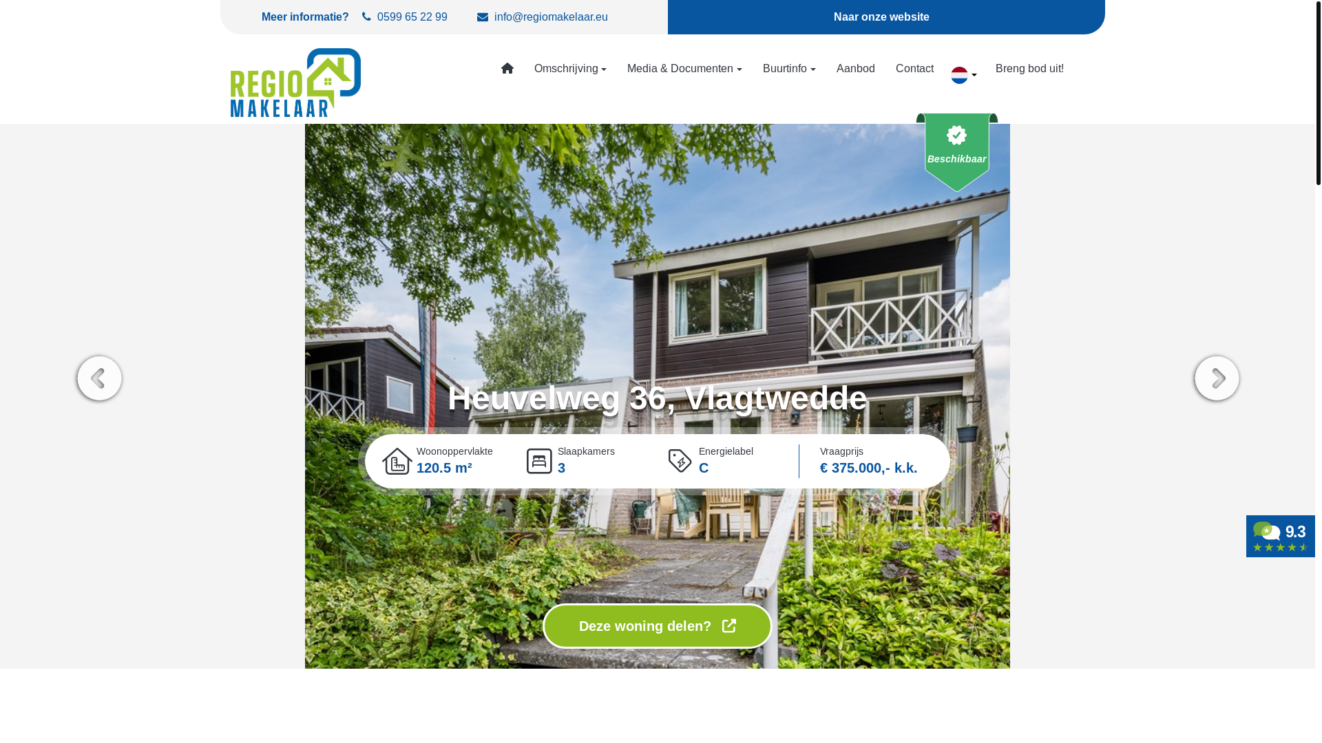 website screenshot of https://heuvelweg36.nl/
