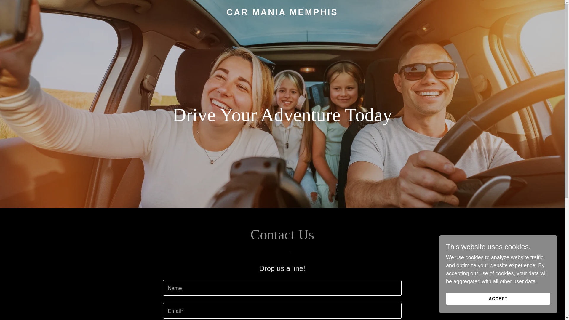 website screenshot of https://carmaniamemphis.com/