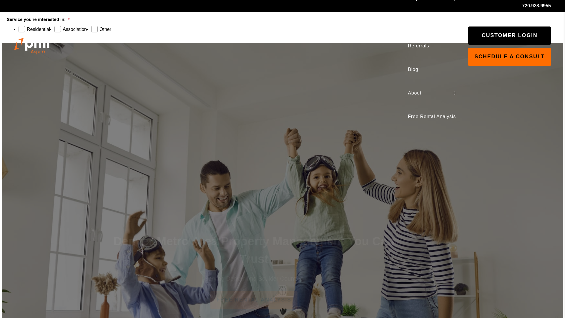 website screenshot of http://www.pmiaspire.com/