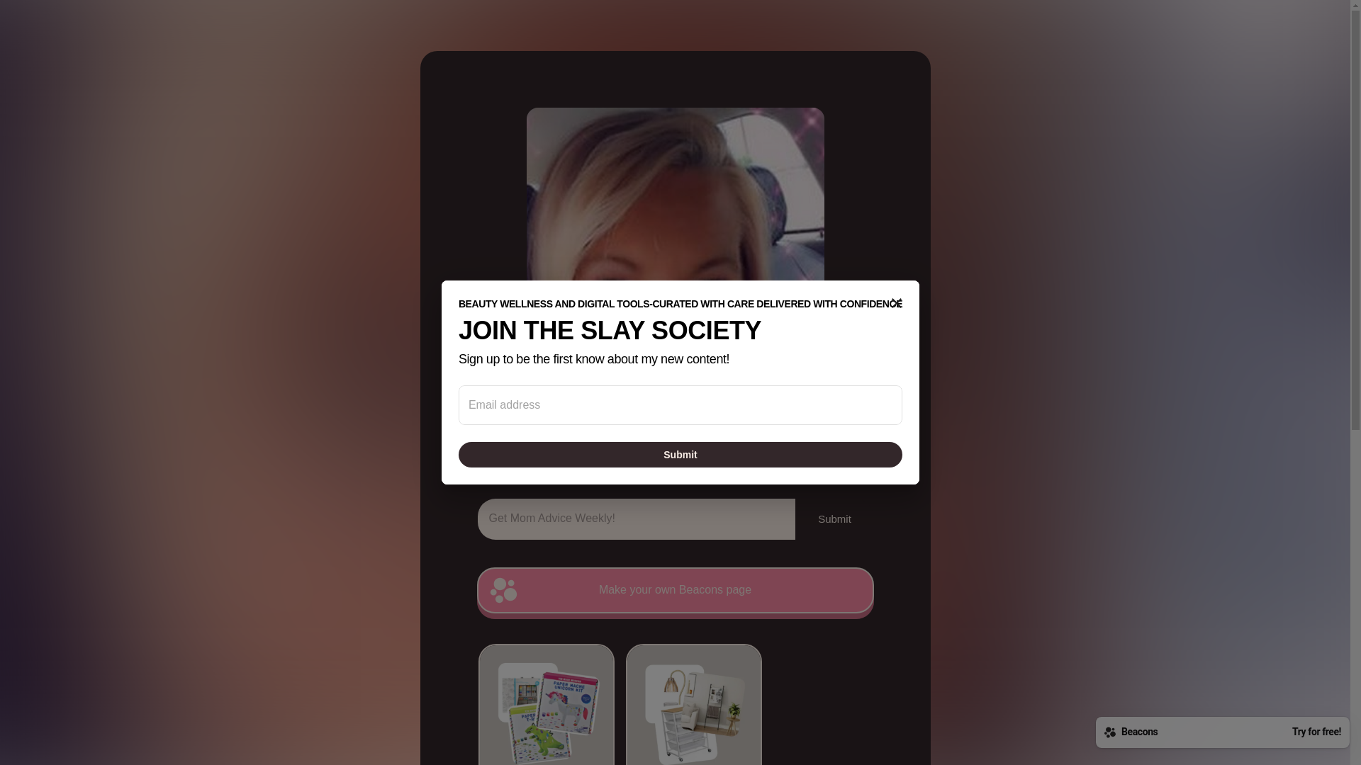 website screenshot of https://lisaslone.com/