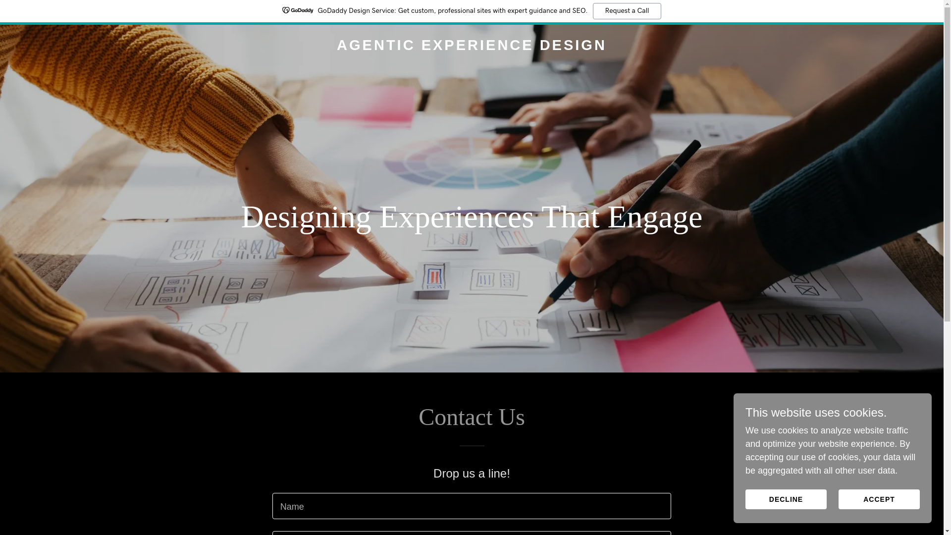 website screenshot of https://agenticexperiencedesign.co.uk/