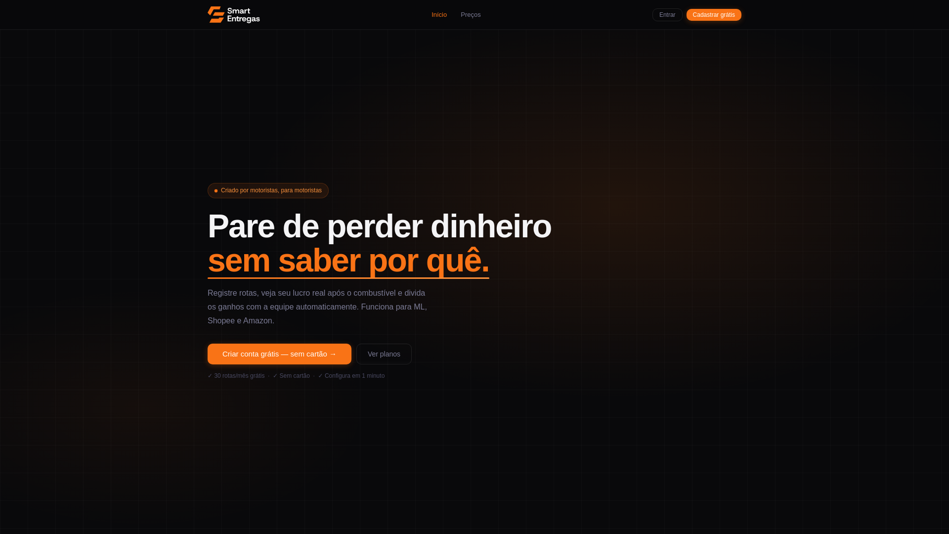 website screenshot of https://smartentregas.online/