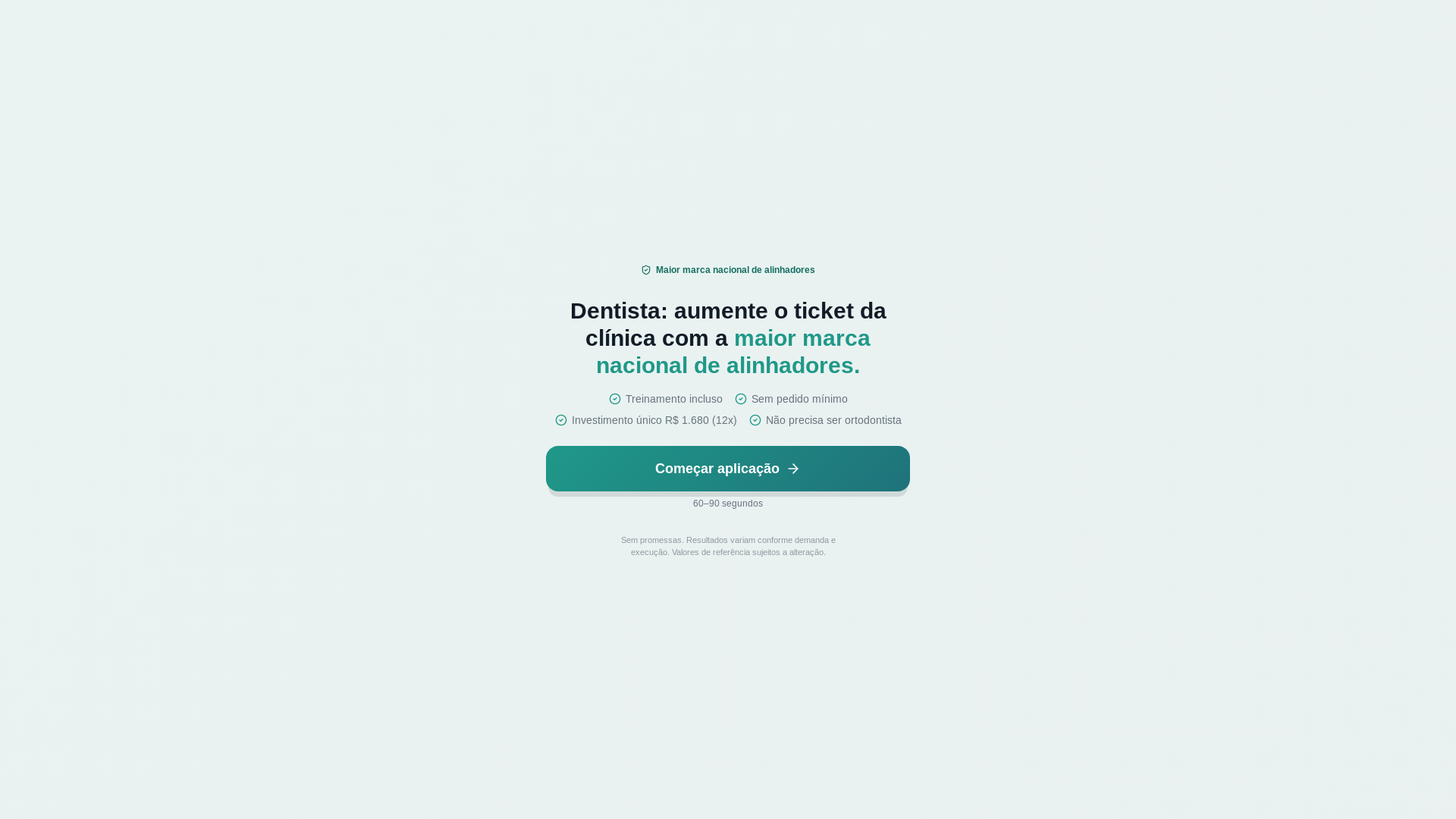 website screenshot of https://soucredenciadosmile.com/