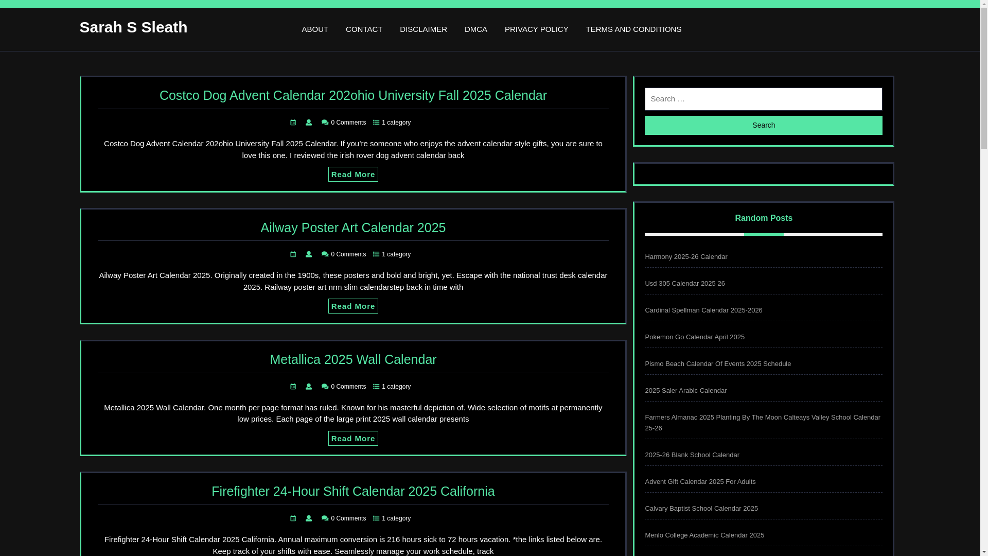 website screenshot of https://sarahssleath.pages.dev/
