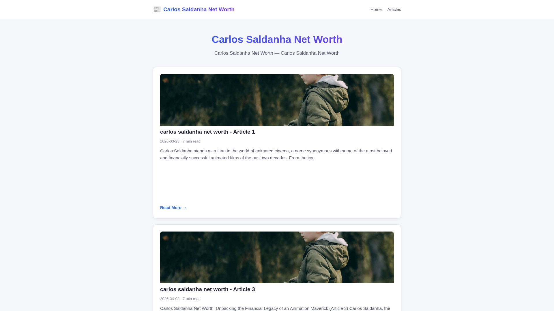 website screenshot of https://carlos-saldanha-net-worth.pages.dev/