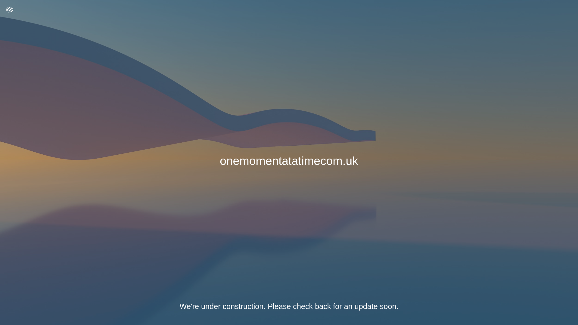 website screenshot of https://onemomentatatimecom.uk