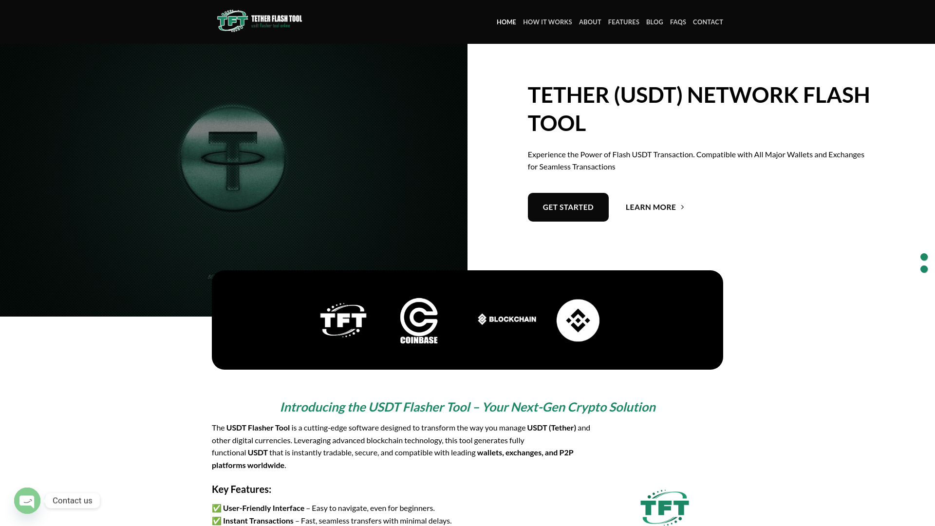 website screenshot of https://tethernetworkflashtool.com/