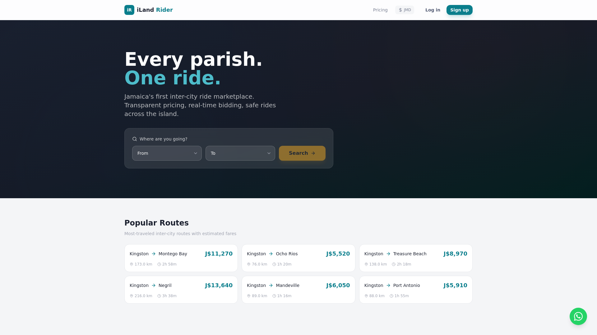 website screenshot of https://ilandriders.life/