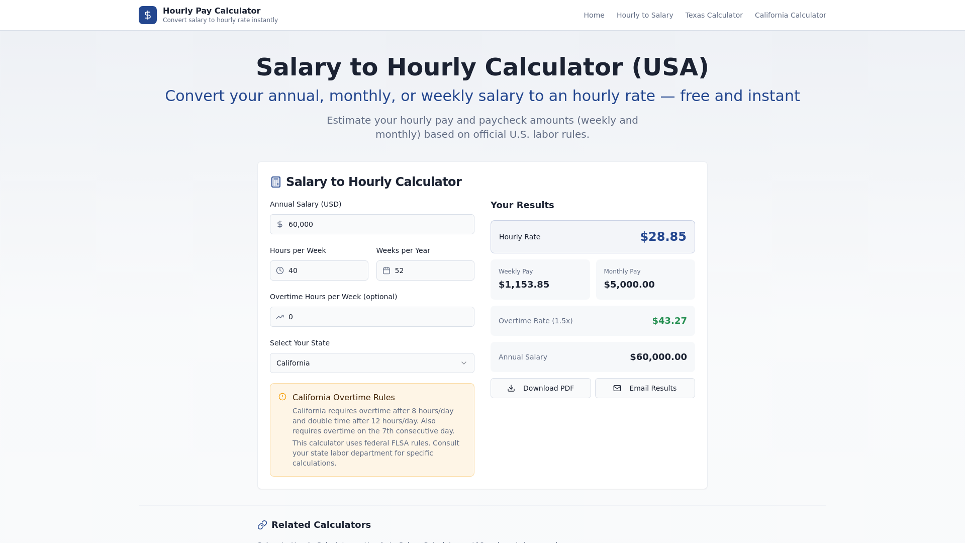 website screenshot of https://hourlypaycalccom.pages.dev/