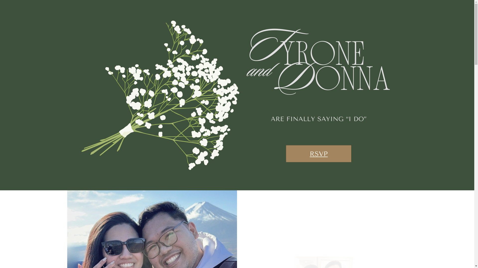 website screenshot of https://tyroneanddonna.com/