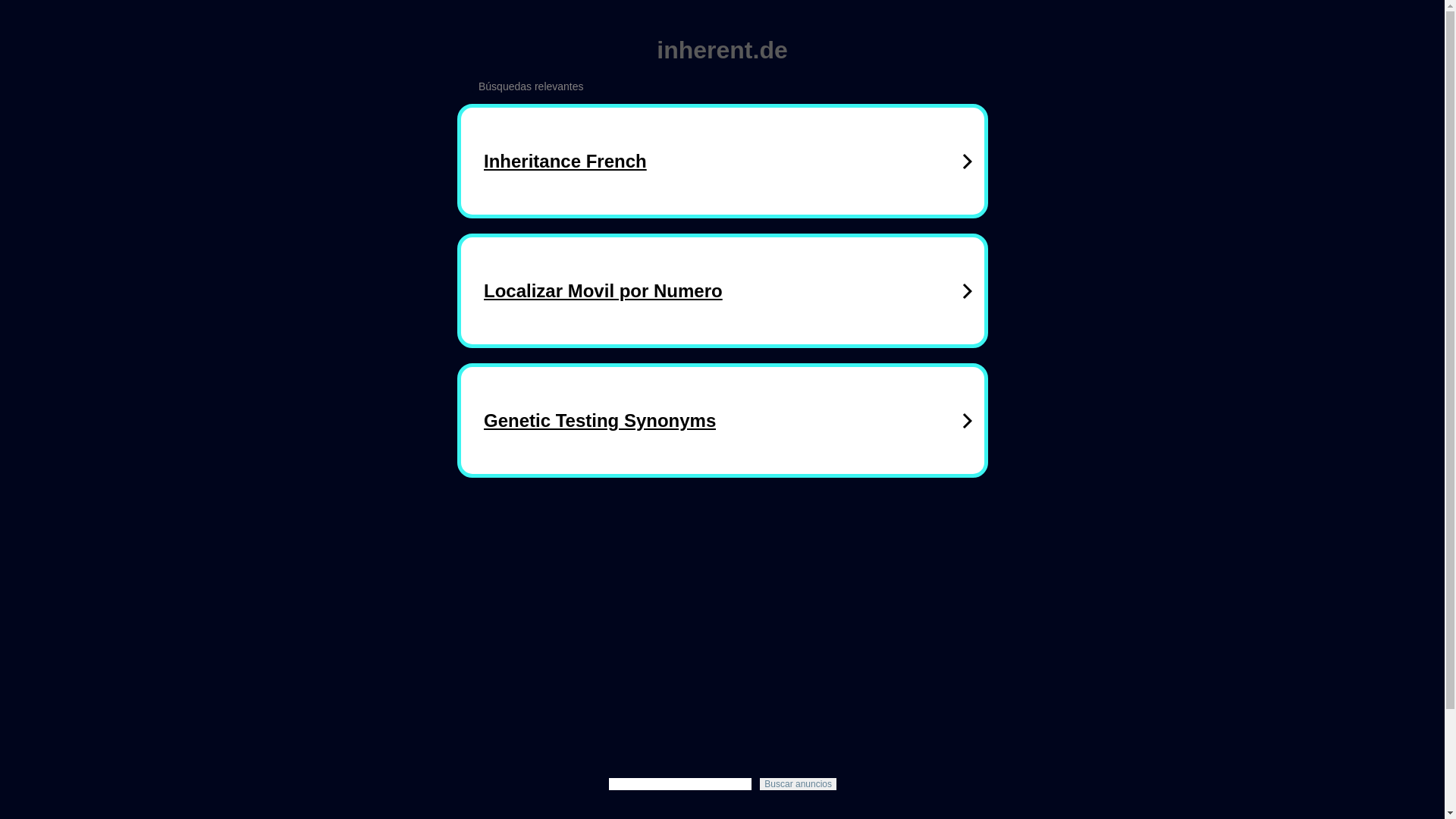 website screenshot of https://inherent.de/