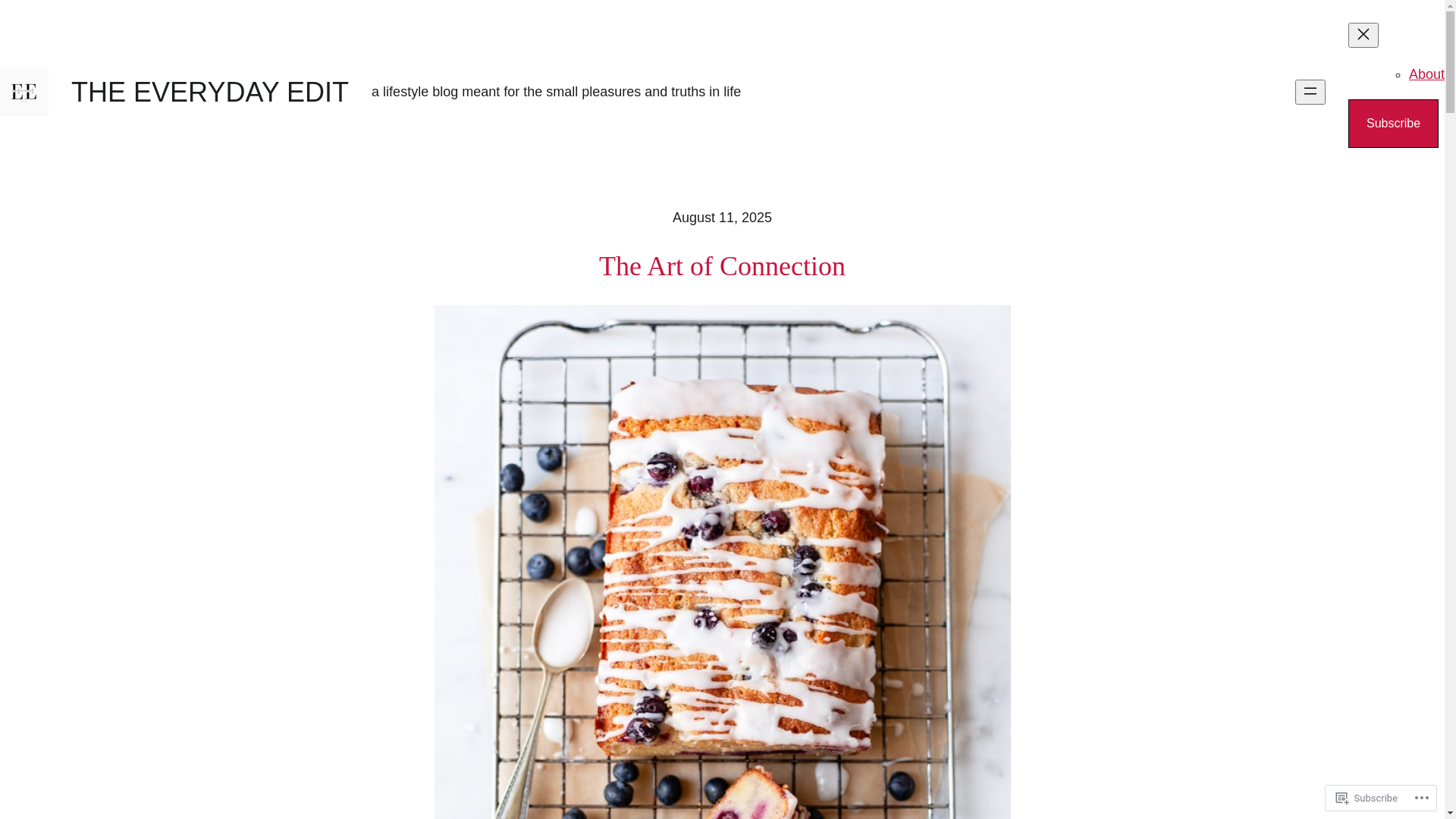 website screenshot of https://theeverydayedits.blog/