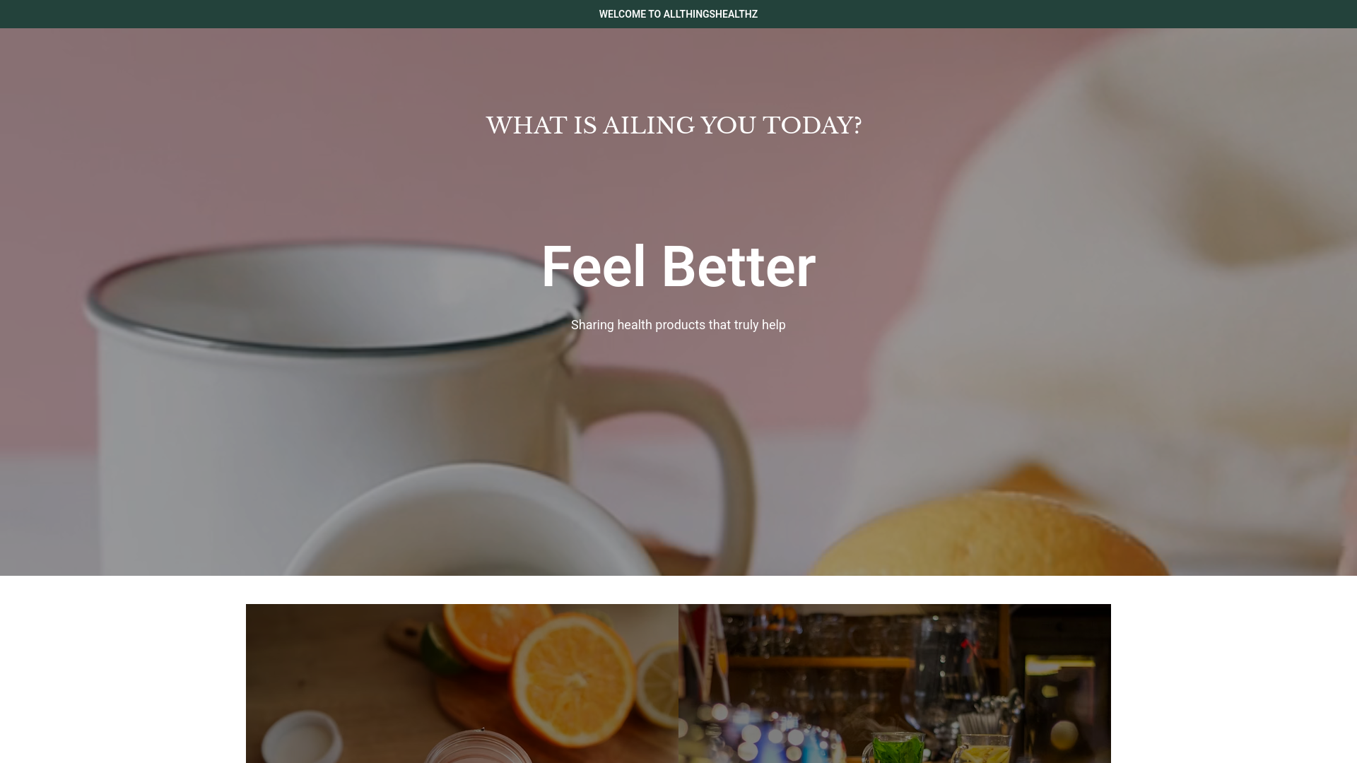 website screenshot of https://allthingshealthz.de/